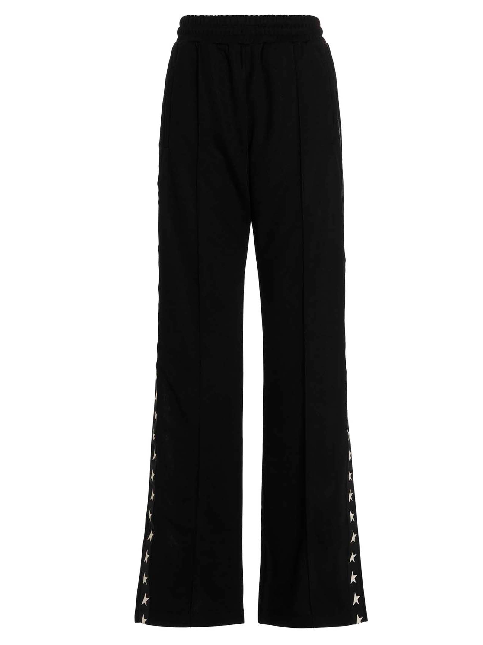 Golden Goose-Dorotea Pantaloni Bianco/Nero-Donna