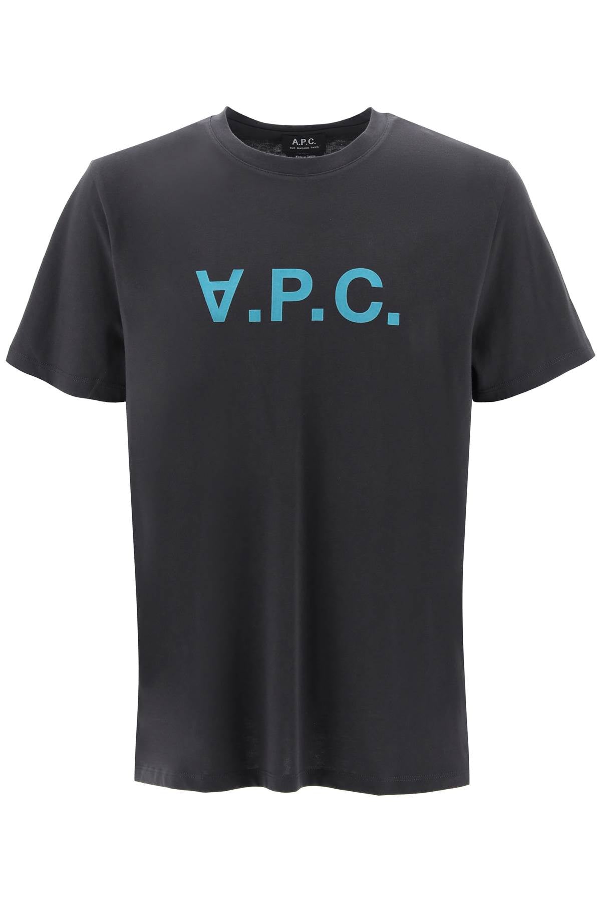 A. P.C.-T Shirt Logo Vpc Floccato-Uomo