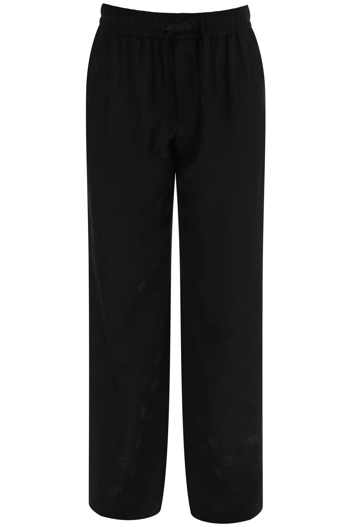 Dolce & Gabbana-Pantaloni Dg In Jacquard-Uomo