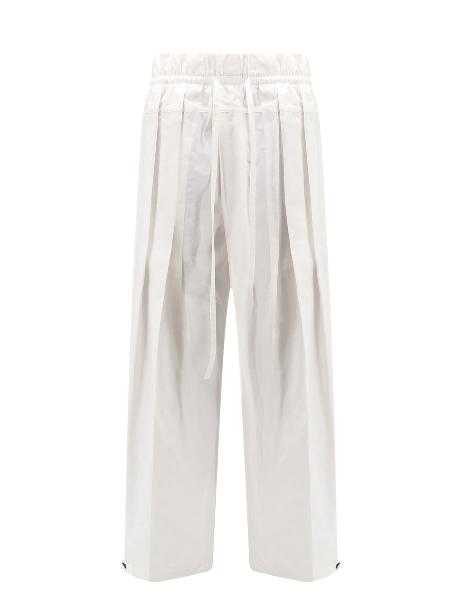 Jil Sander-Pantalone gamba ampia in cotone organico-Donna