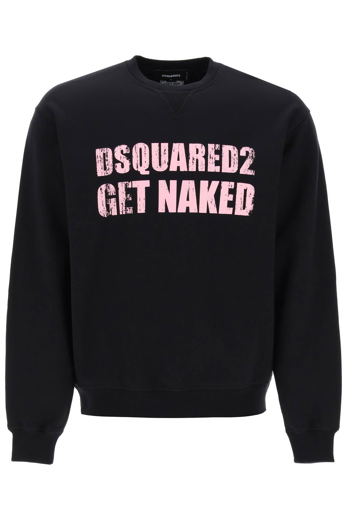 Dsquared2-Felpa Stampata Cool Fit-Uomo