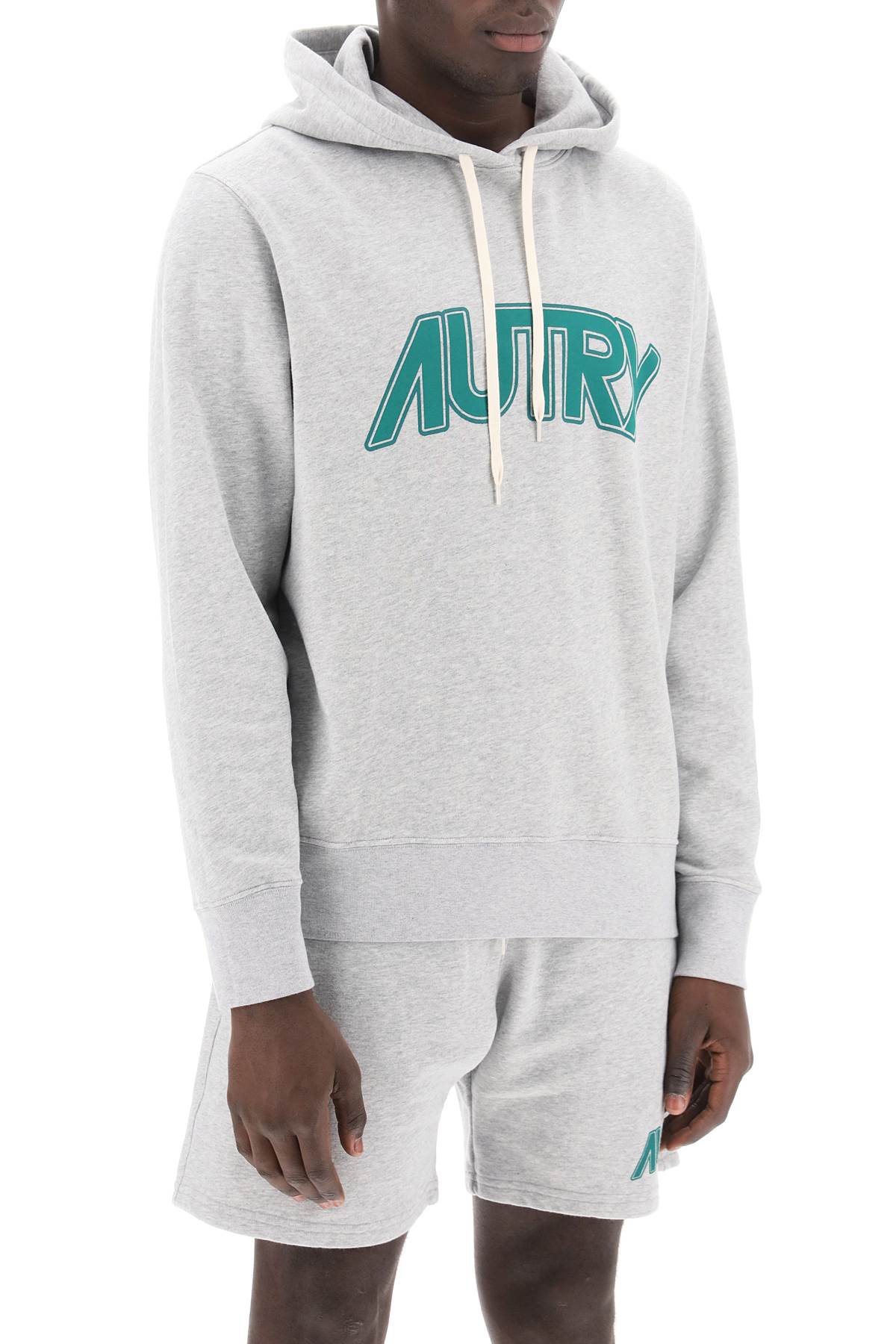 Autry-Felpa Con Maxi Stampa Logo-Uomo