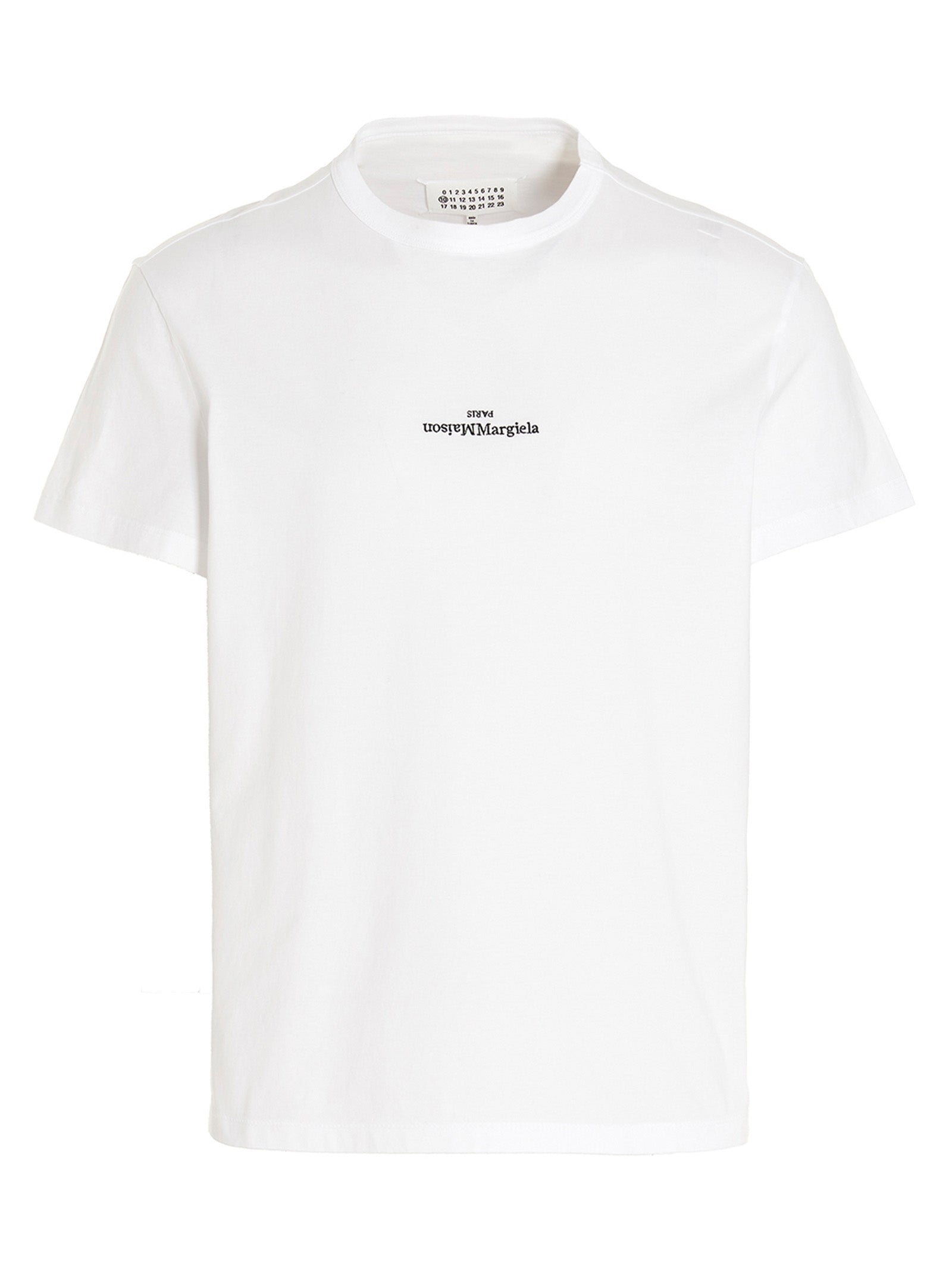 Maison Margiela-Maison Margiela Paris T Shirt Bianco-Uomo