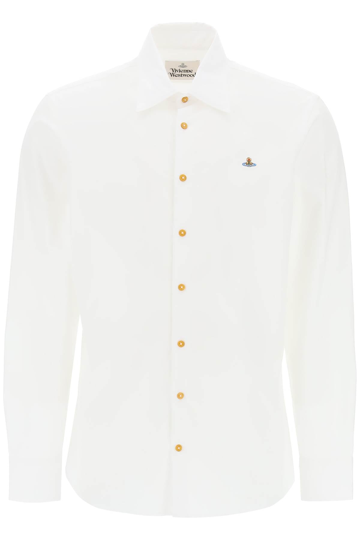 Vivienne Westwood-Camicia Ghost Con Ricamo Orb-Uomo