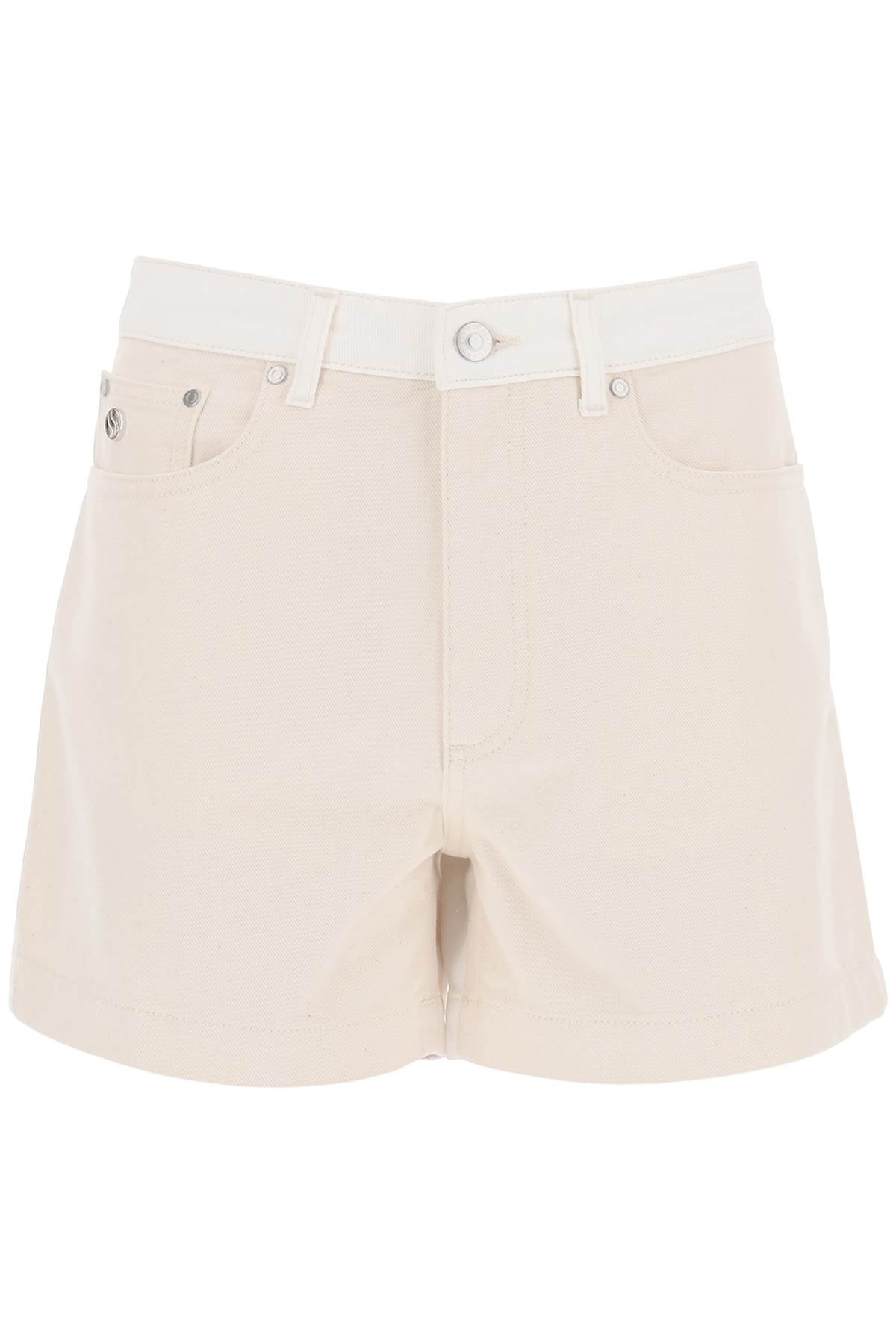 Stella Mc Cartney-Shorts Banana In Denim-Donna