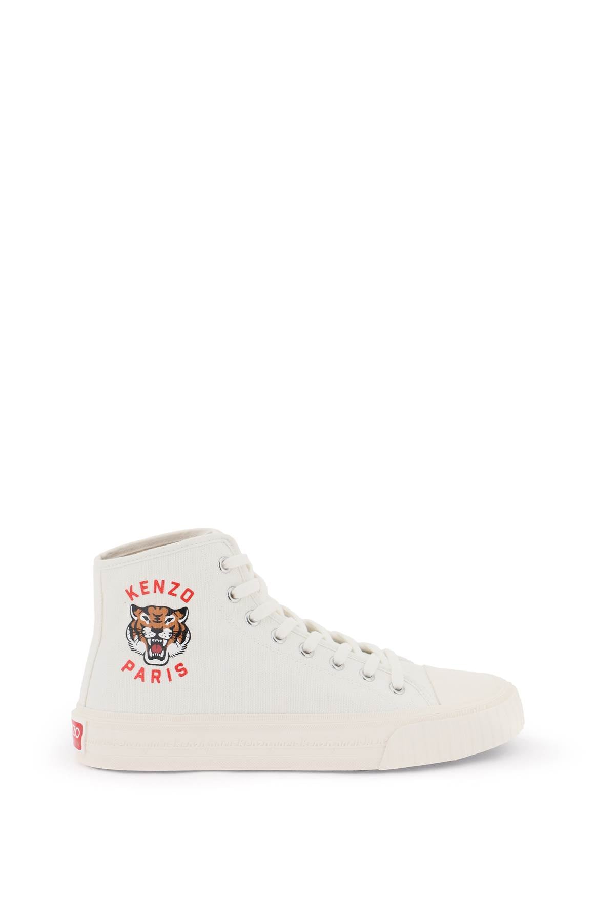 Kenzo-Sneakers High Top In Tela-Donna