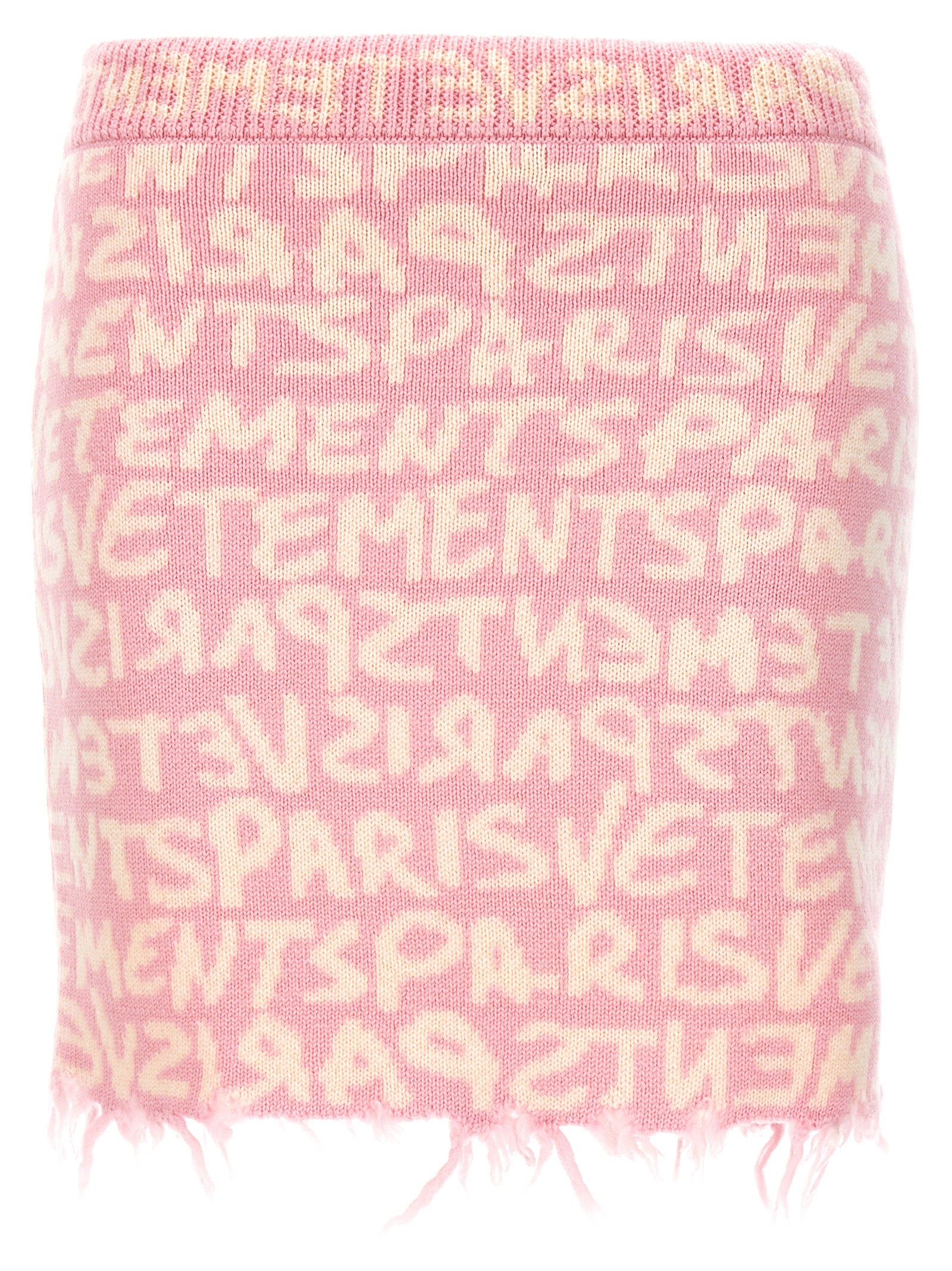 Vetements-Graffiti Monogram Gonne Rosa-Donna