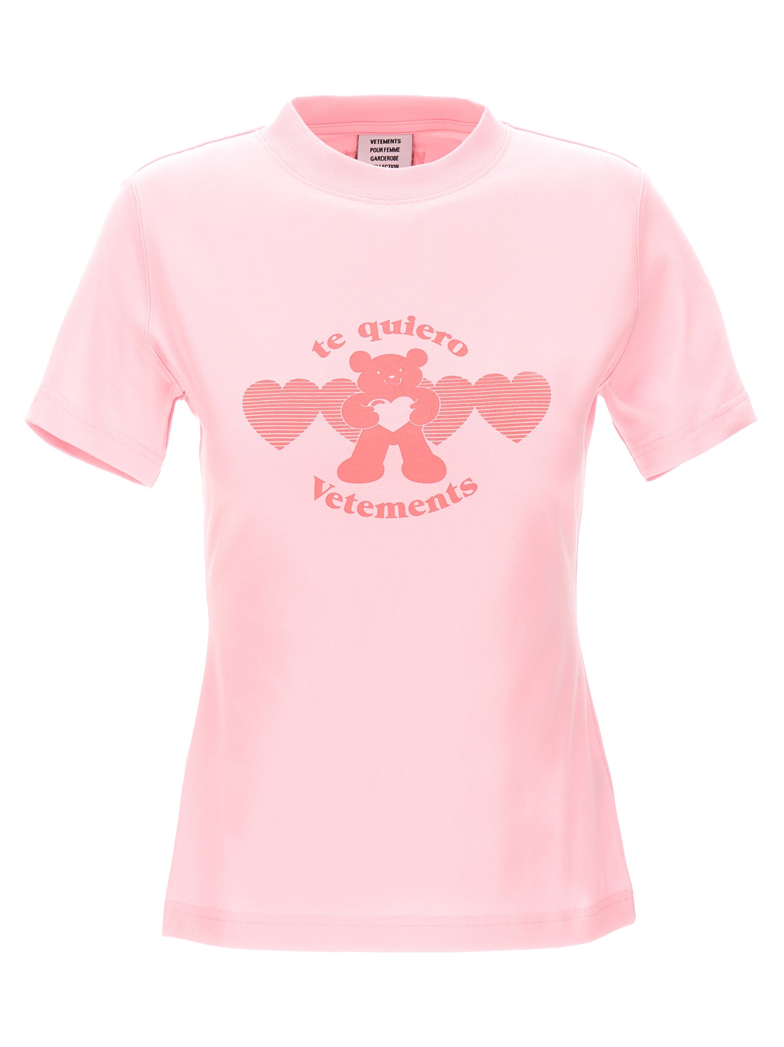 Vetements-Te Quiero T Shirt Rosa-Donna