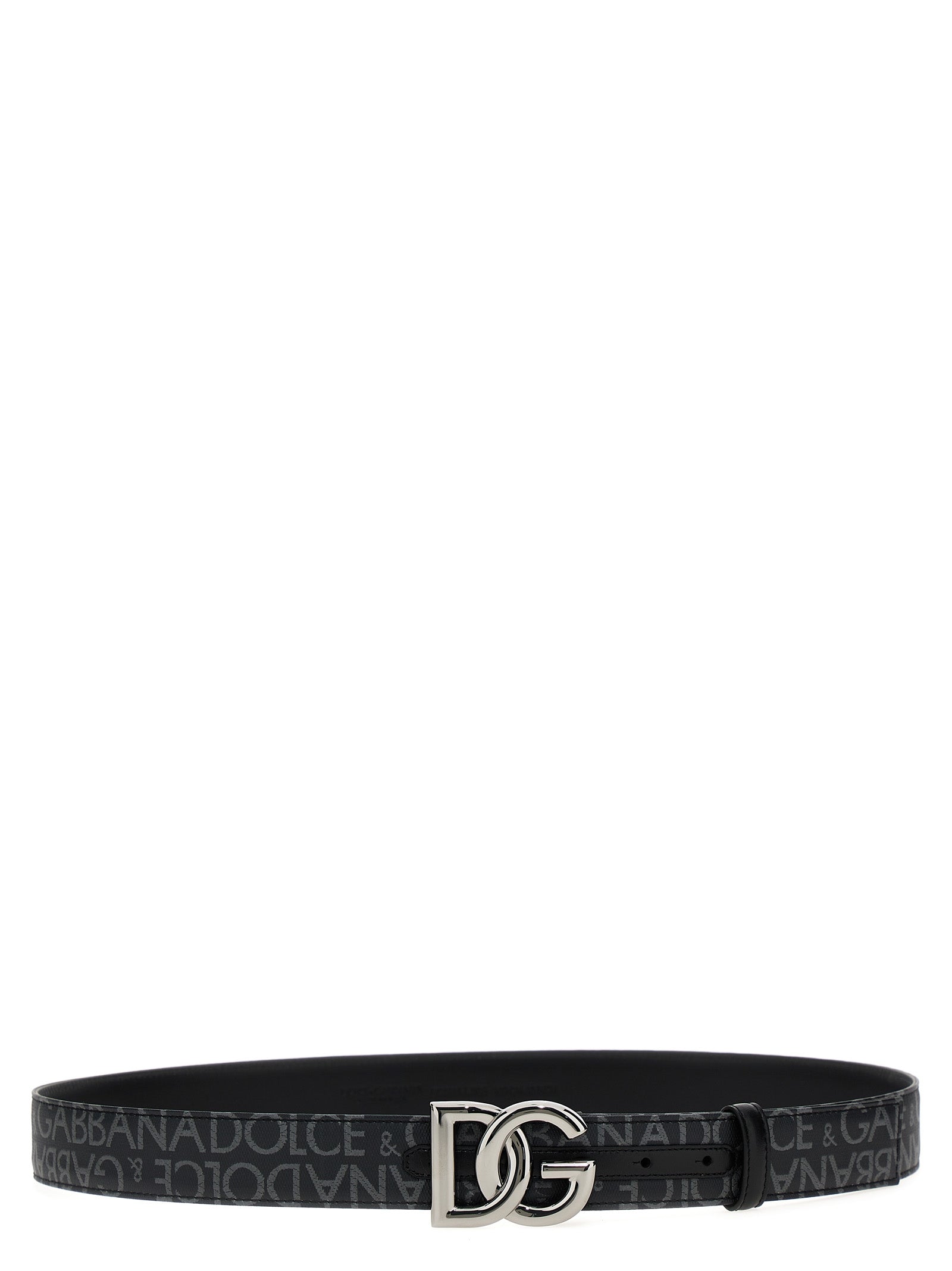 Dolce & Gabbana-Dg Belt Cinture Nero-Uomo