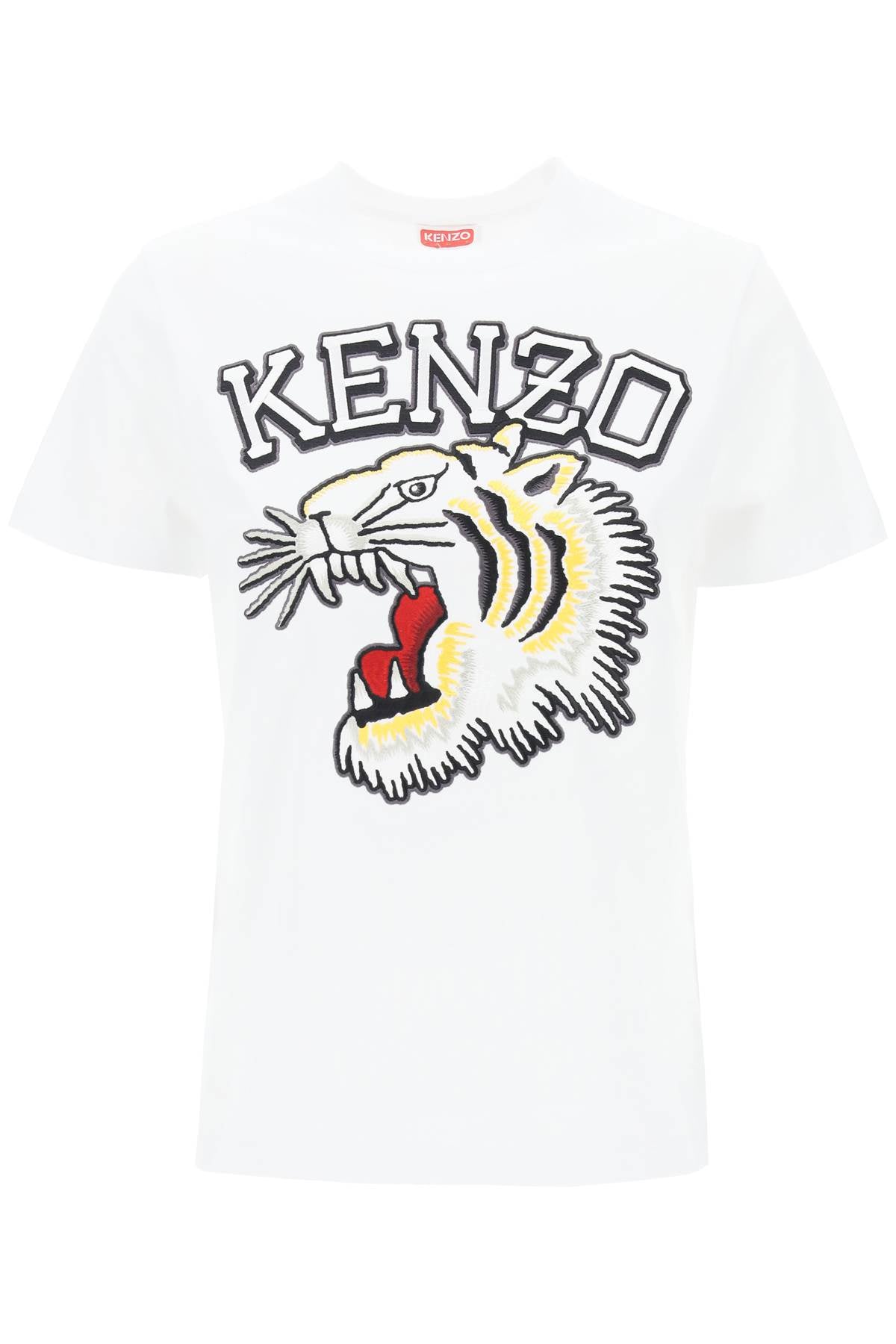 Kenzo-T Shirt Girocollo Tiger Varsity-Donna