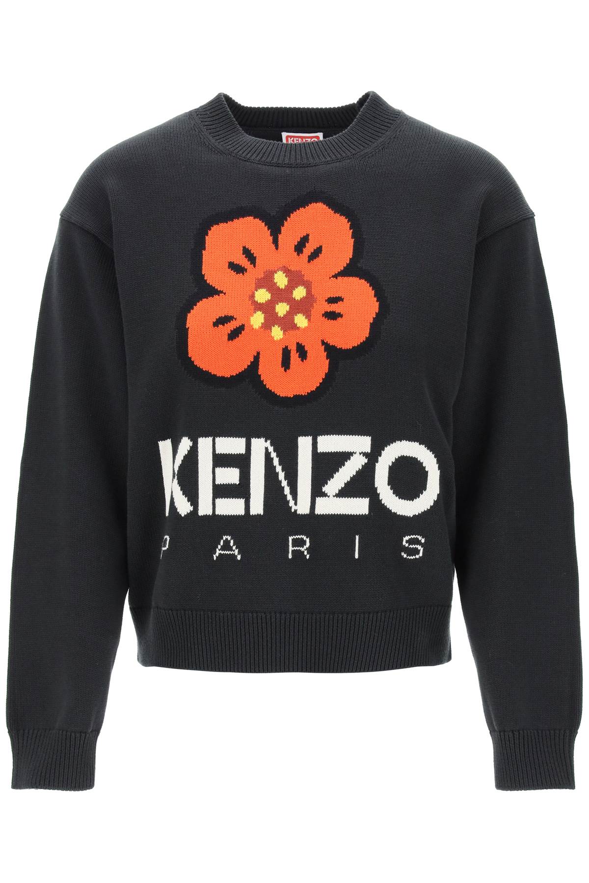 Kenzo-Pullover Bokè Flower In Cotone Organico-Donna