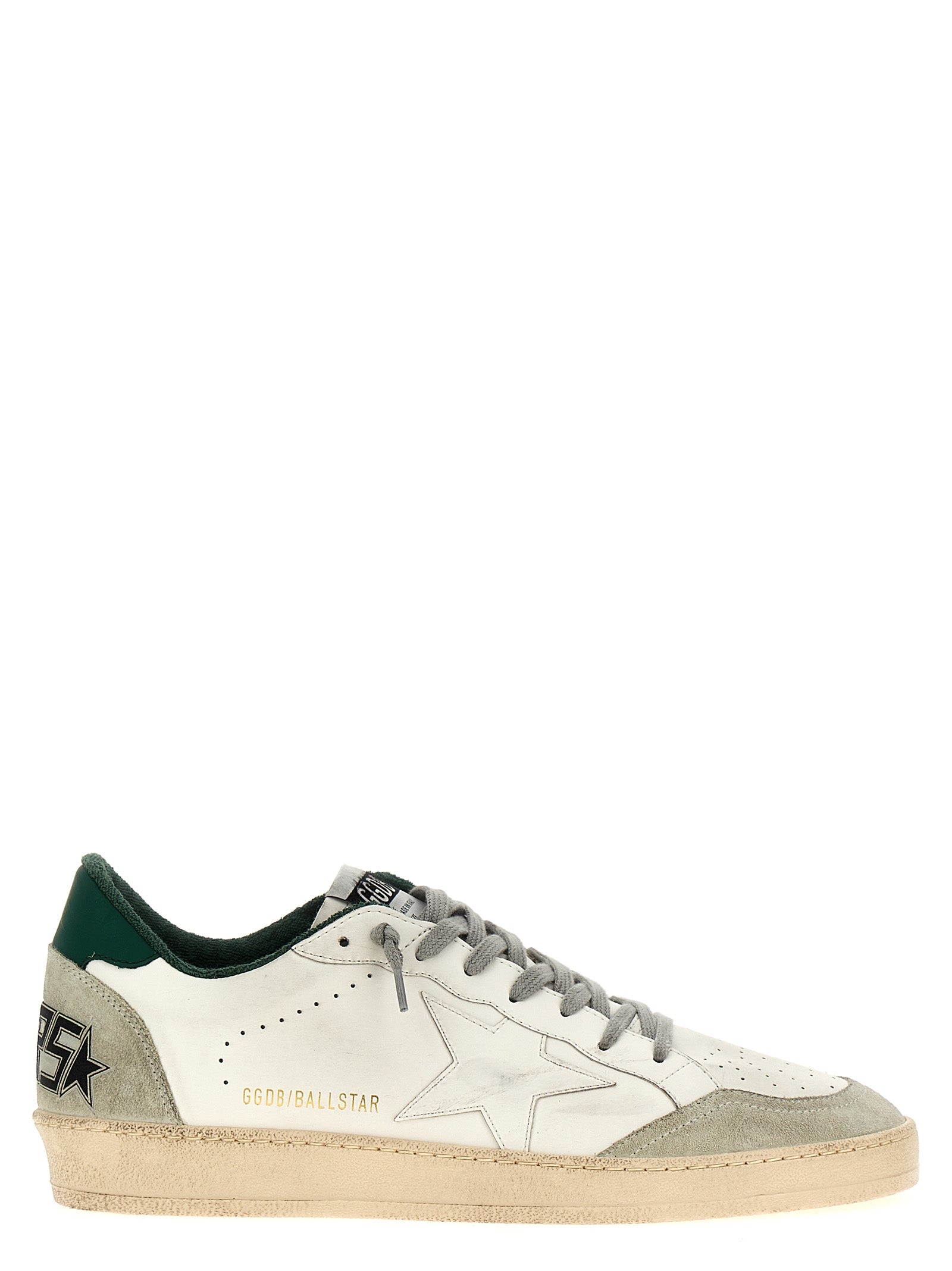 Golden Goose-Ball Star Sneakers Verde-Uomo