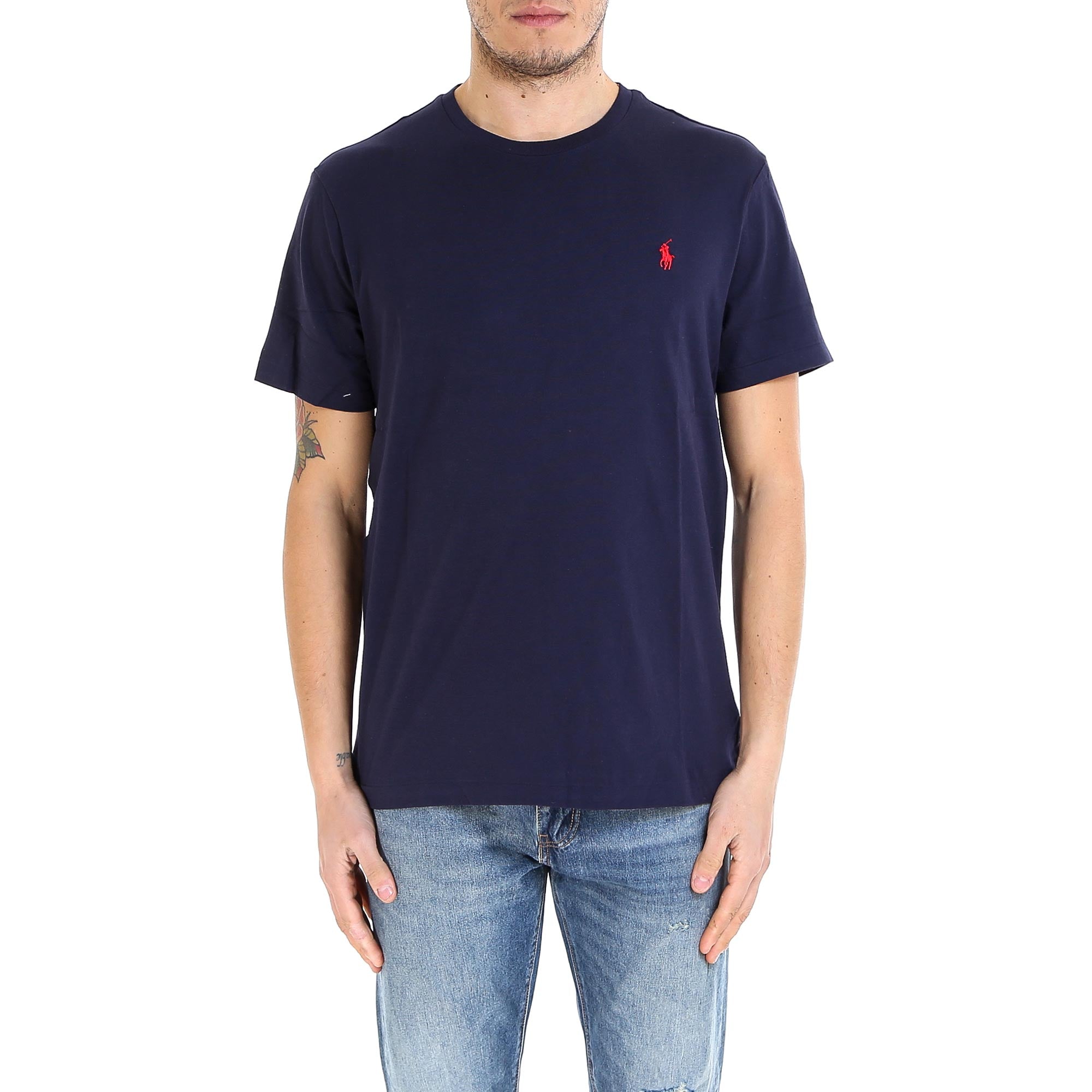 Polo Ralph Lauren-T-shirt basica in cotone-Uomo