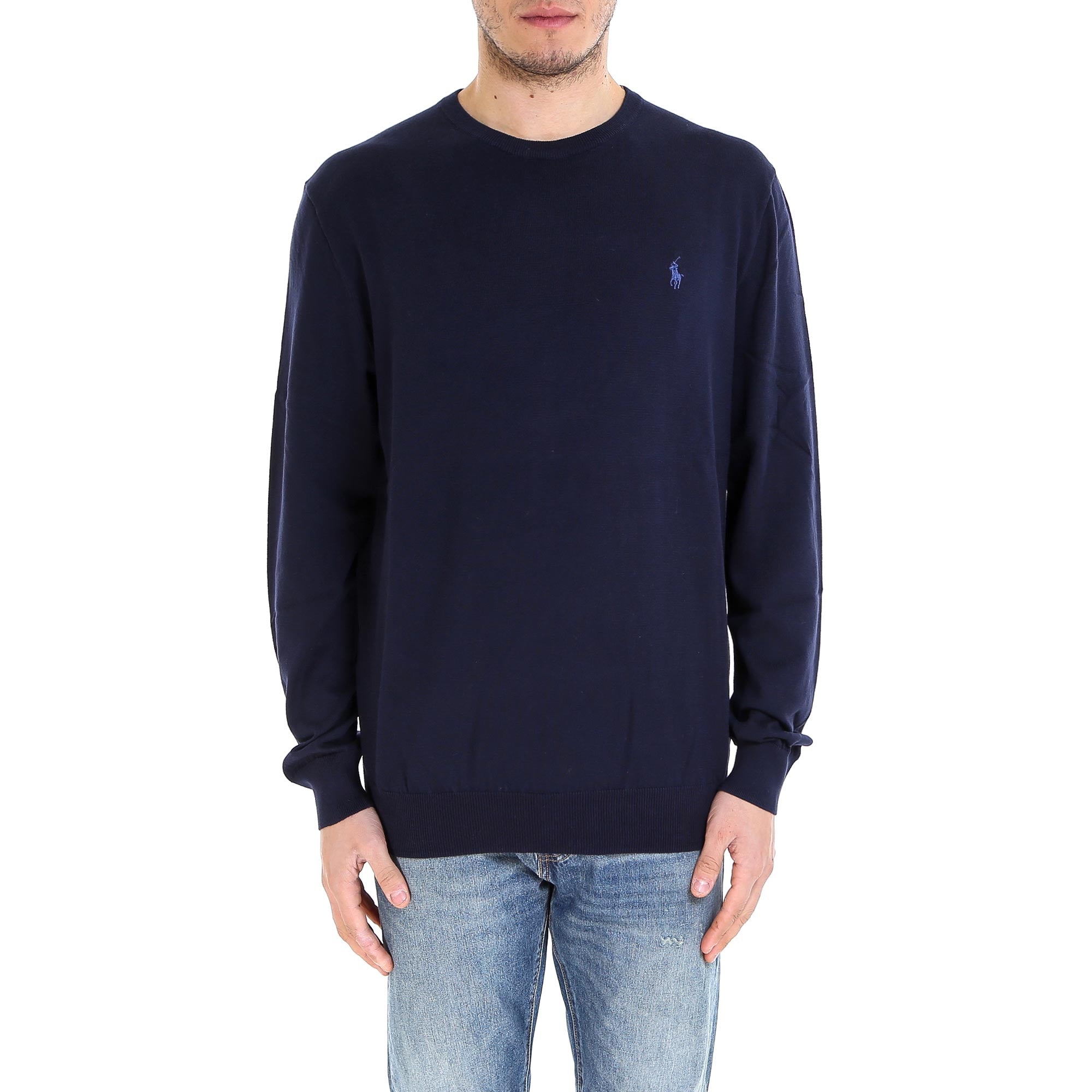 Polo Ralph Lauren-Maglia in cotone con logo-Uomo