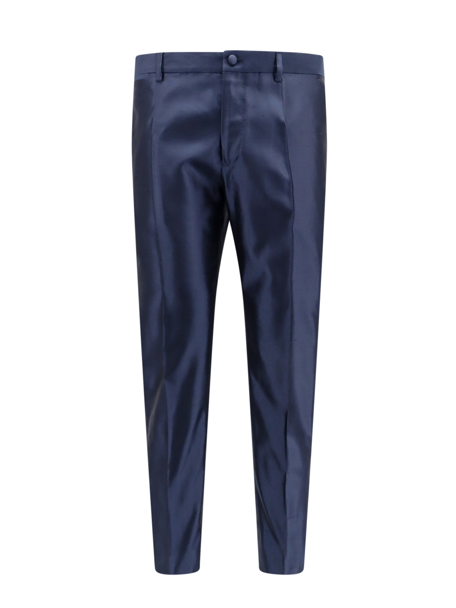 Dolce & Gabbana-Pantalone in seta-Uomo