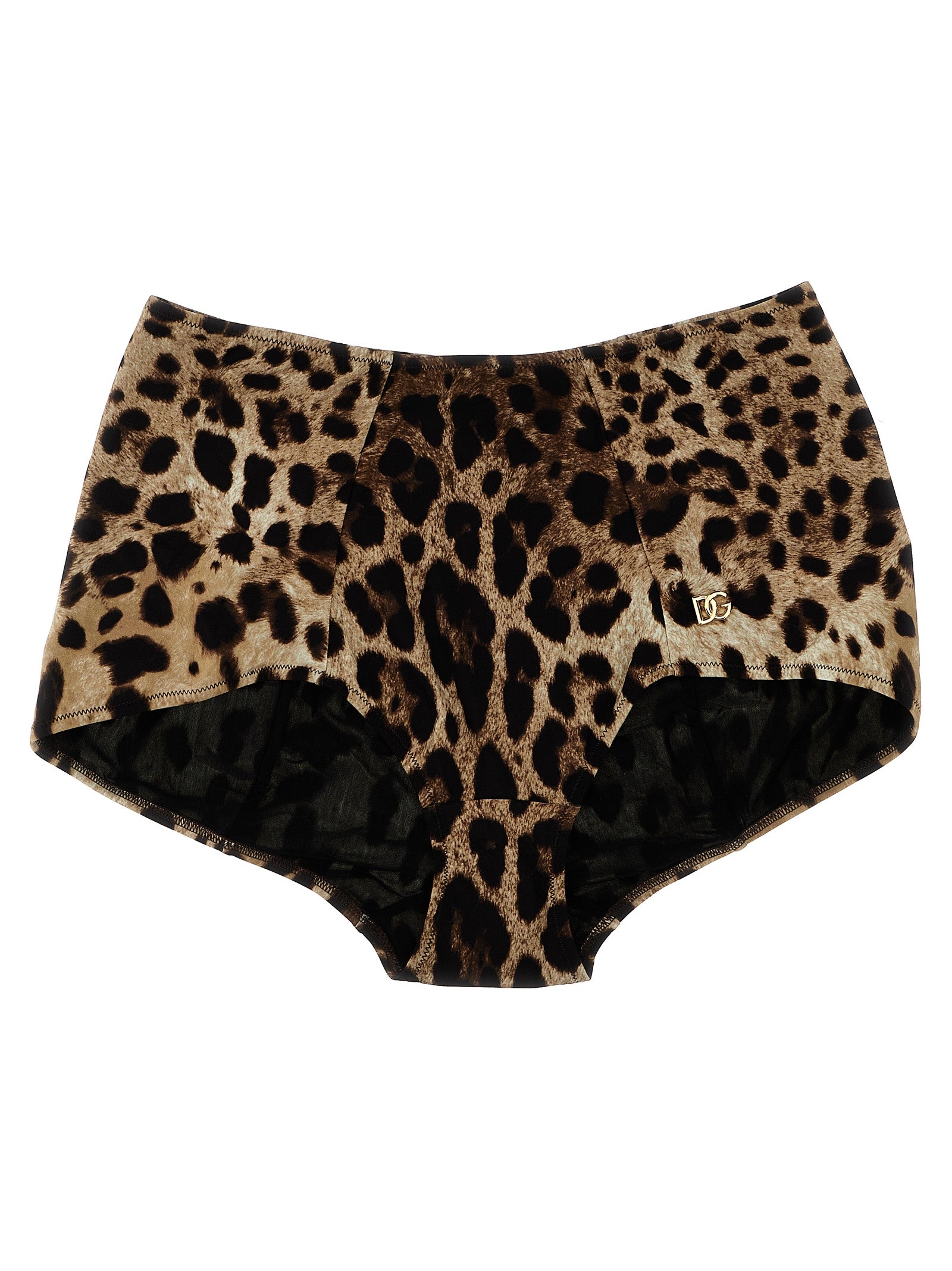 Dolce & Gabbana-Leopard Beachwear Multicolor-Donna