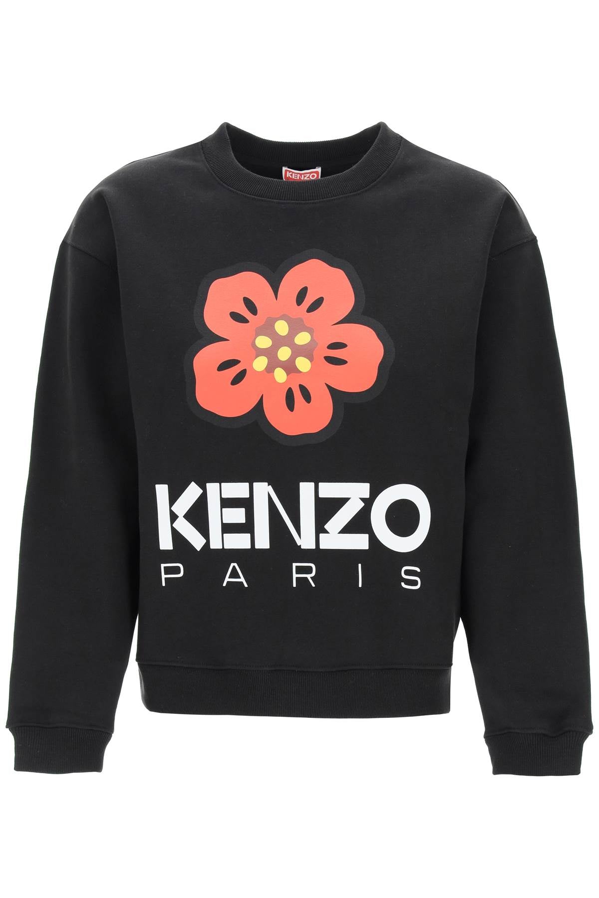 Kenzo-Felpa Girocollo Bokè Flower-Donna