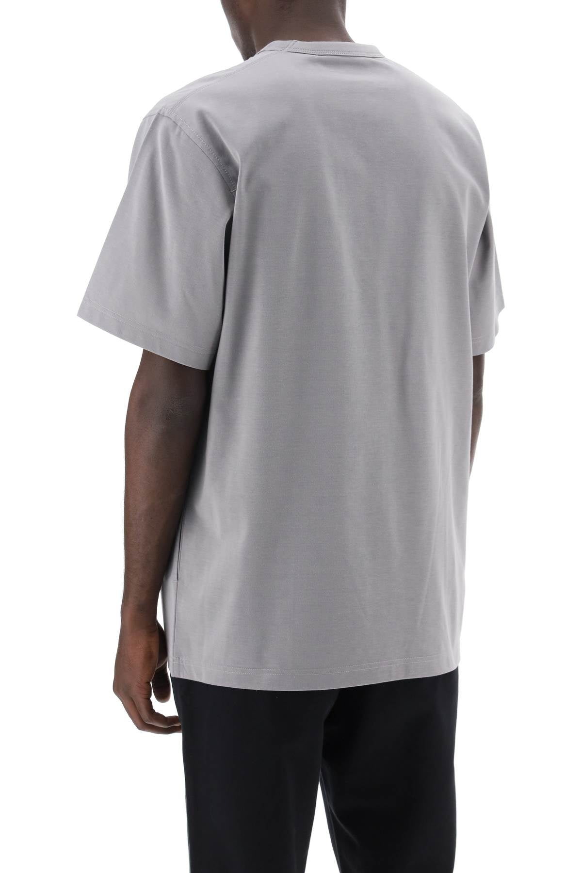 Y-3-T Shirt Oversize In Misto Cotone-Uomo