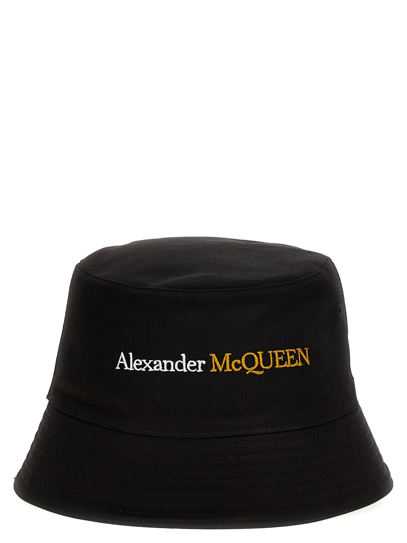 Alexander Mcqueen-Logo Bucket Hat Cappelli Multicolor-Uomo