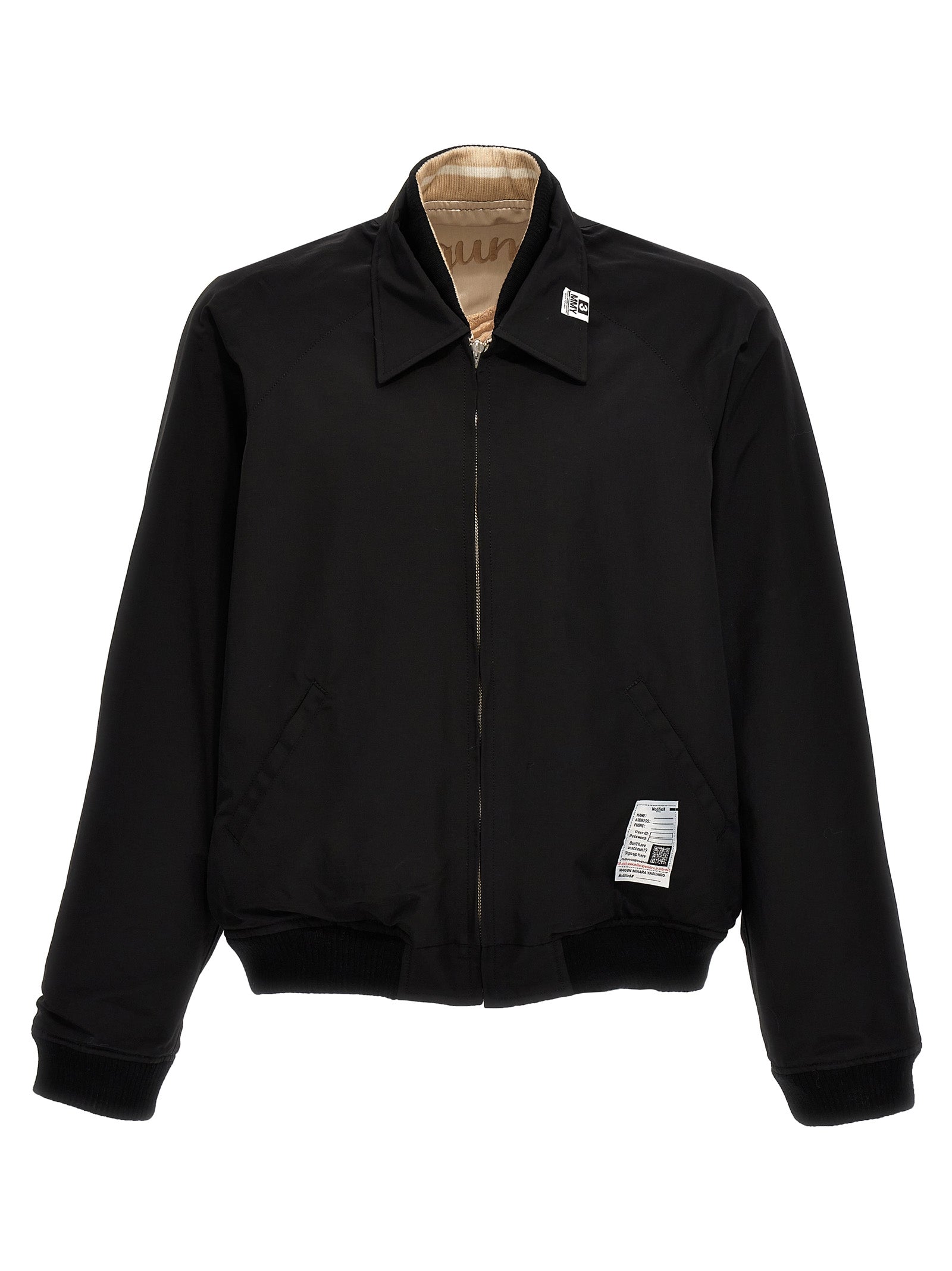 Maison Mihara Yasuhiro-Reversible Bomber Jacket Giacche Nero-Uomo