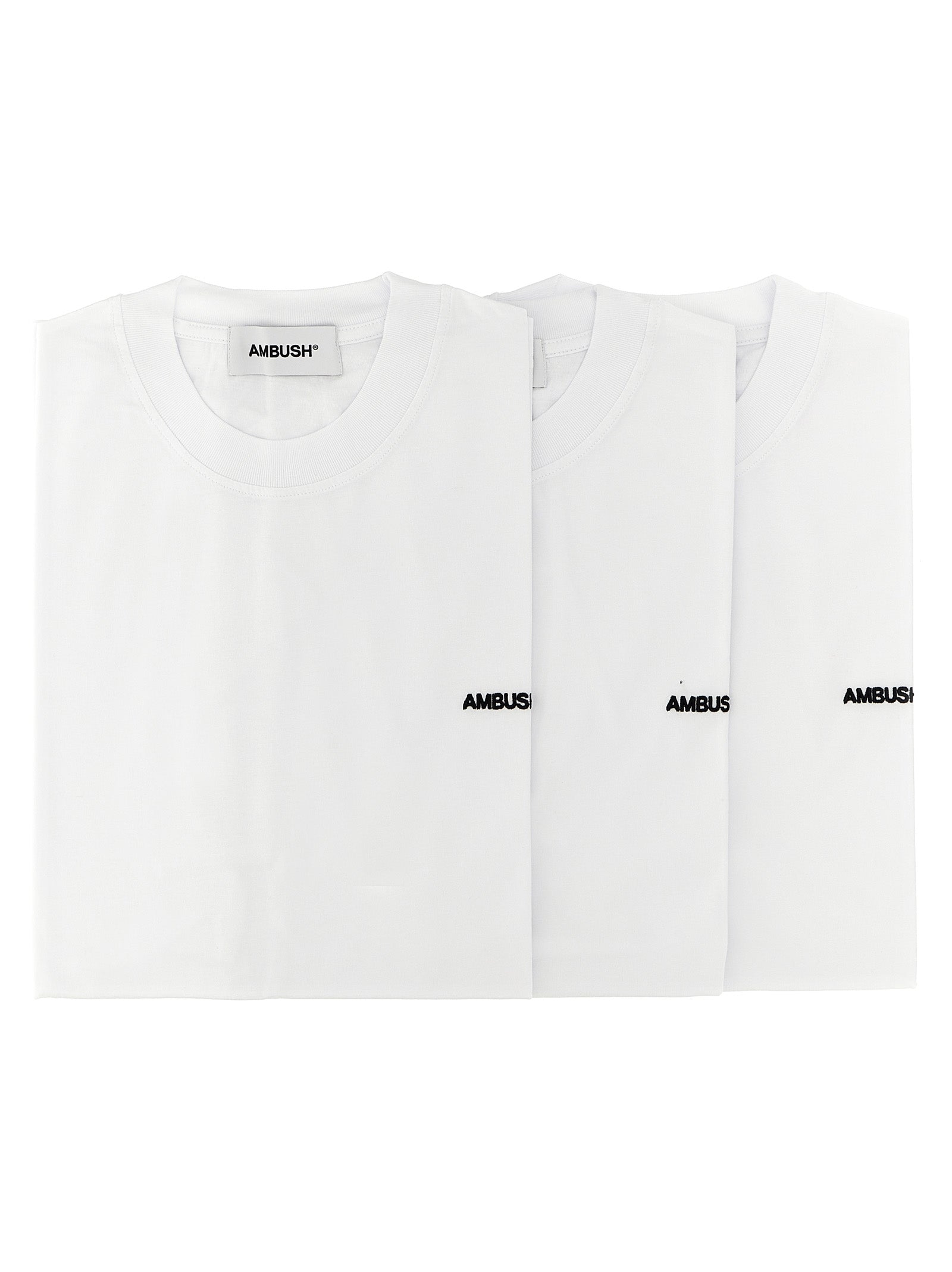 Ambush-Tap Shoe T Shirt Bianco-Uomo