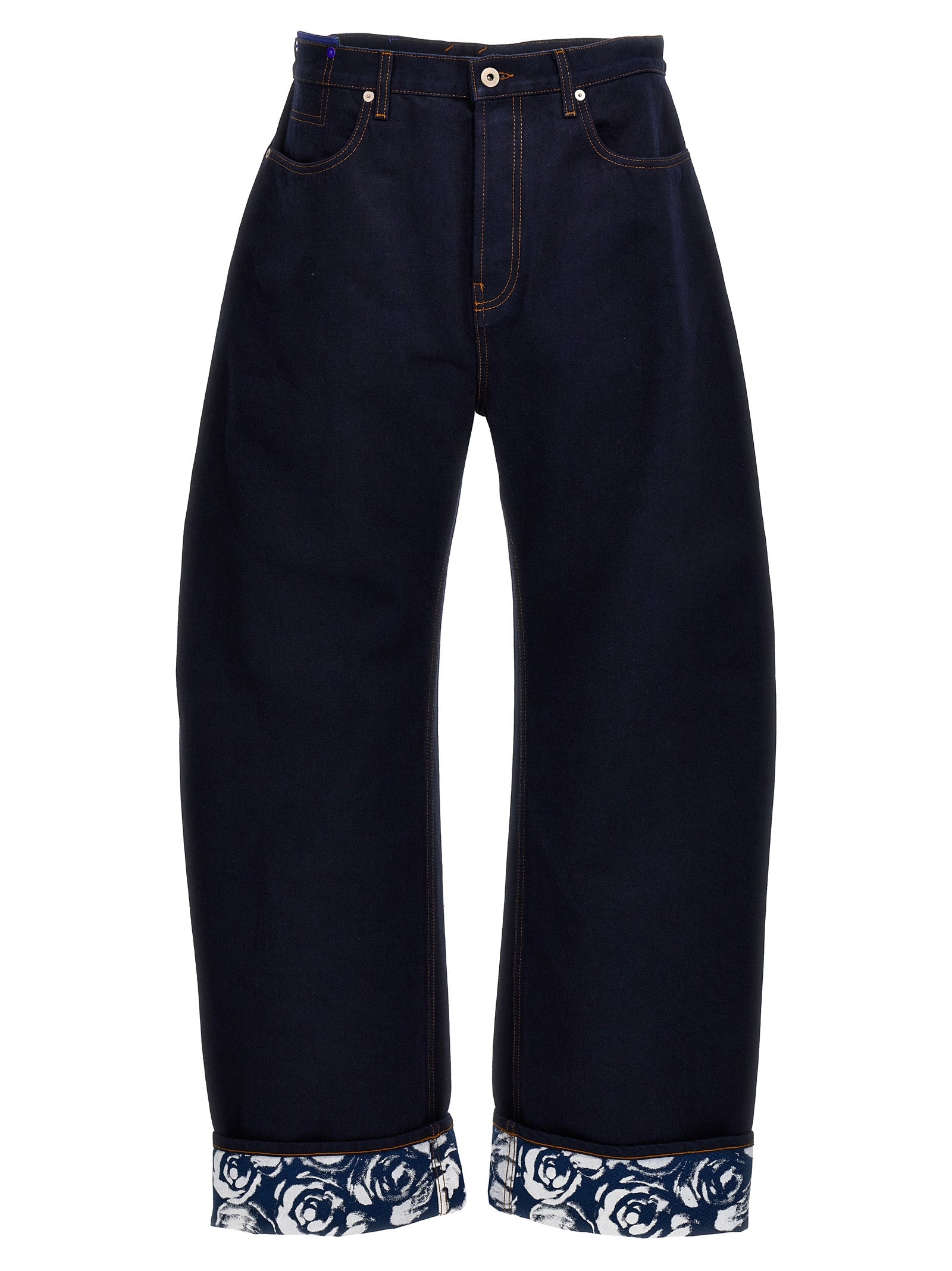 Burberry-Heavy Denim Jeans Blu-Uomo