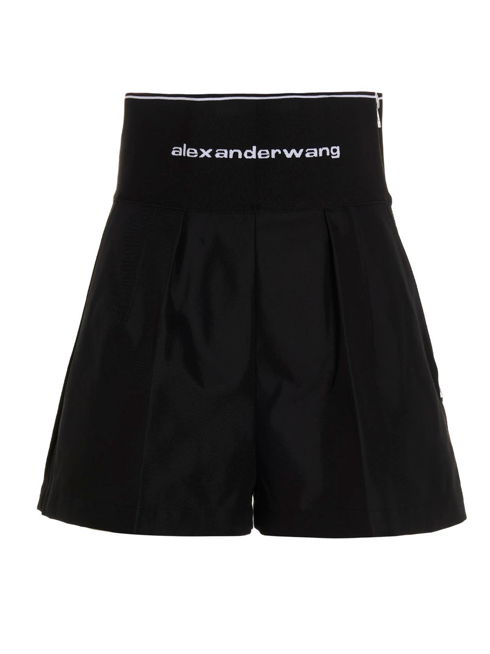 Alexander Wang-Safari Bermuda, Short Nero-Donna