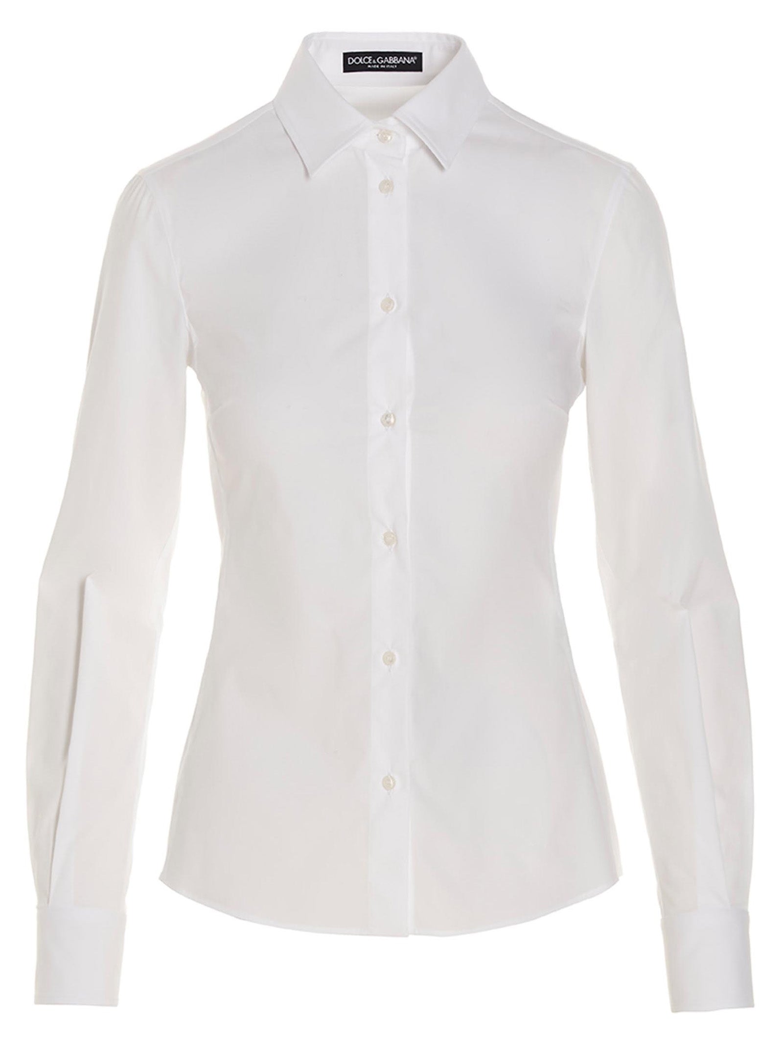 Dolce & Gabbana-Essential Camicie Bianco-Donna