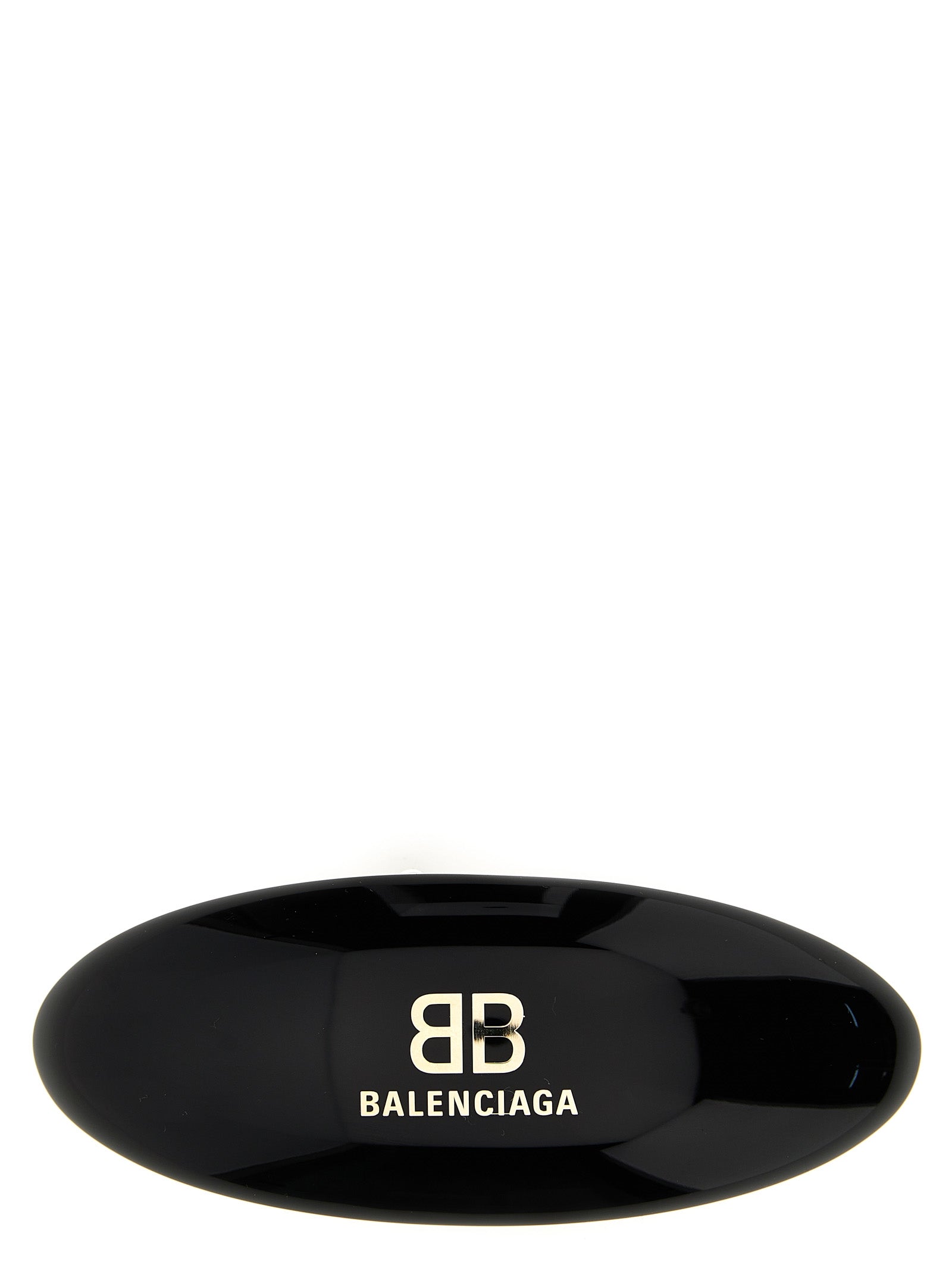 Balenciaga-Logo Hair Clip Accessori Per Capelli Nero-Donna