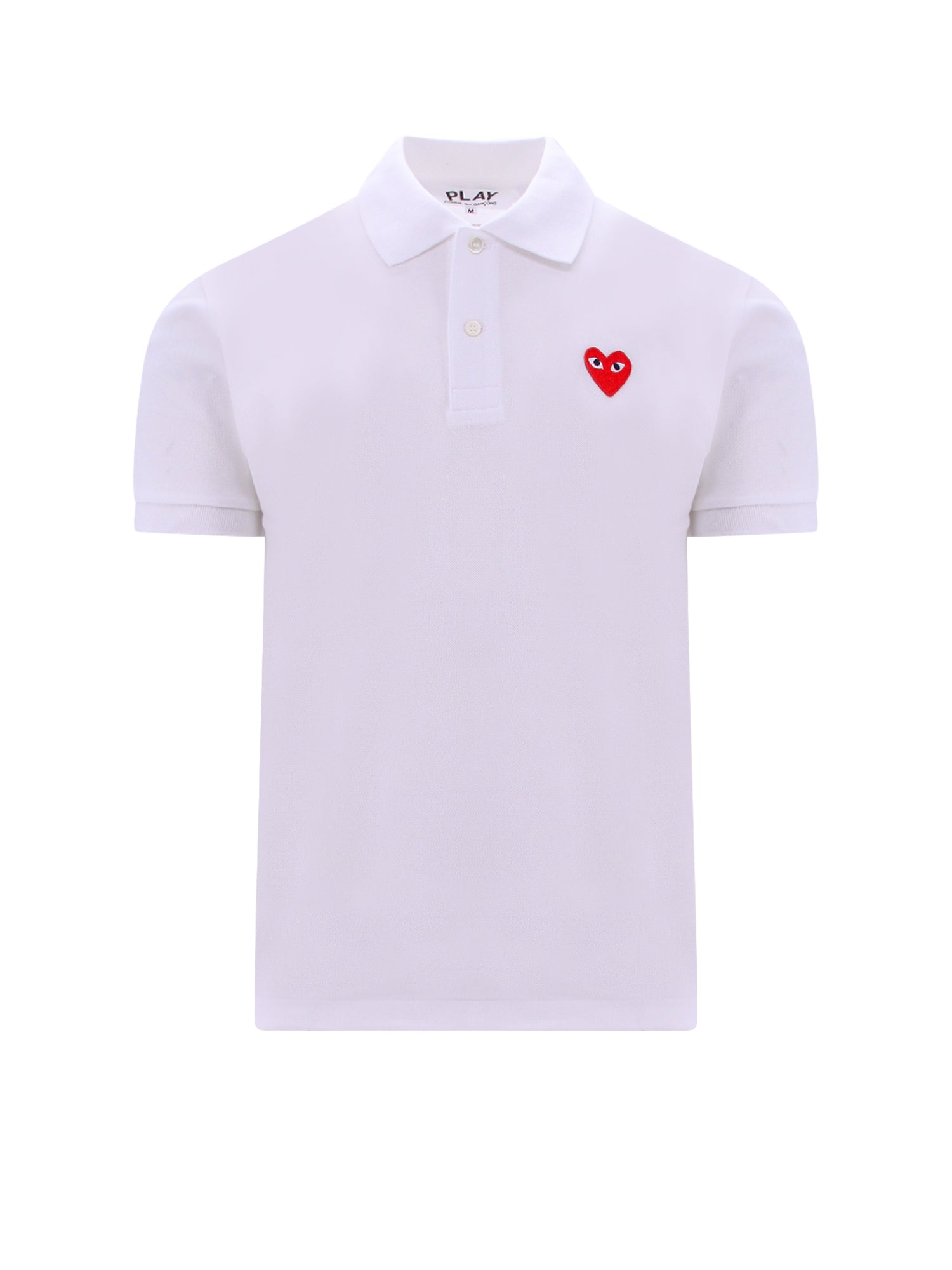 Comme Des Garçon Play-Polo con ricamo-Uomo