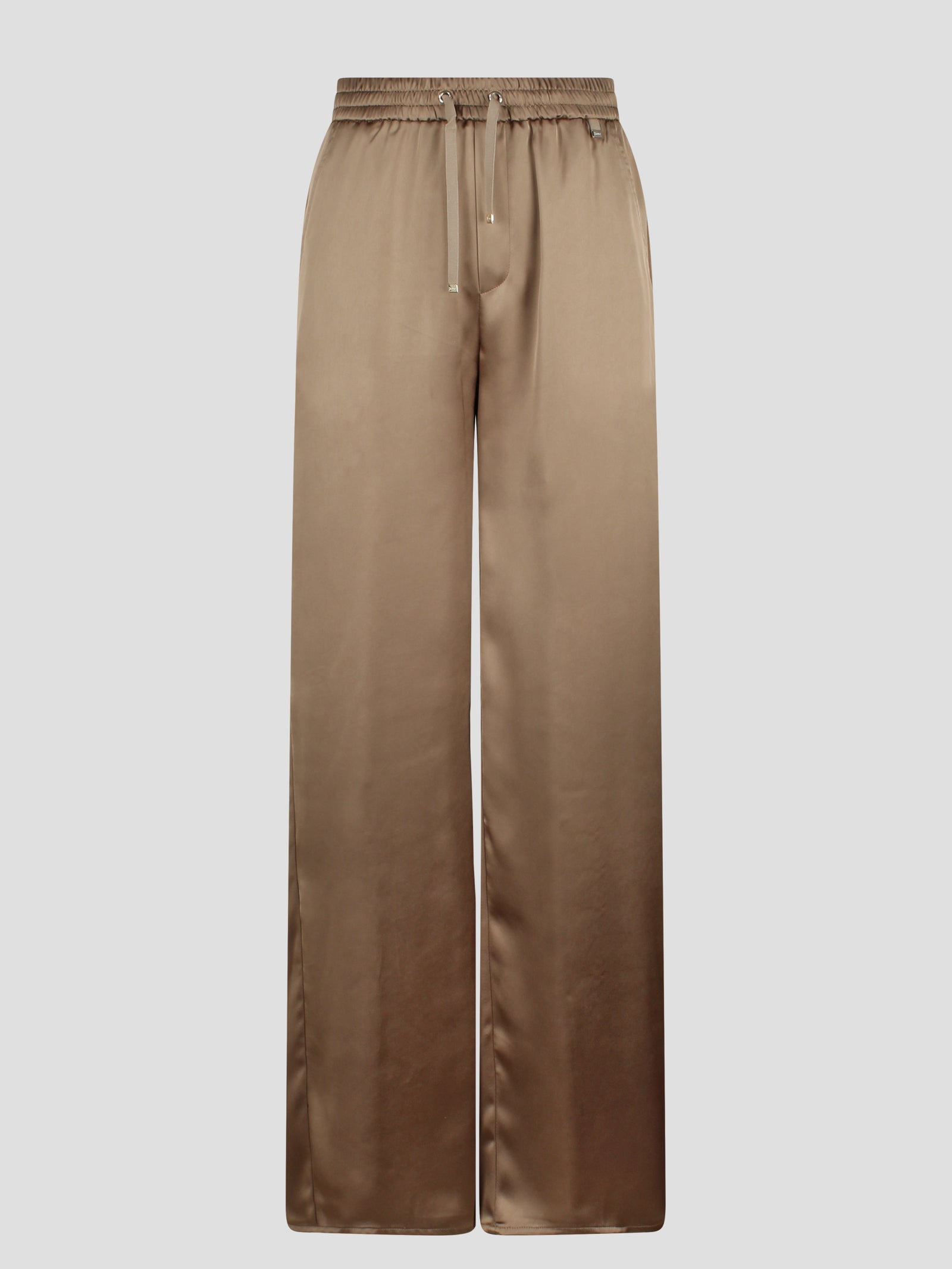 Herno-Casual satin trousers-Donna