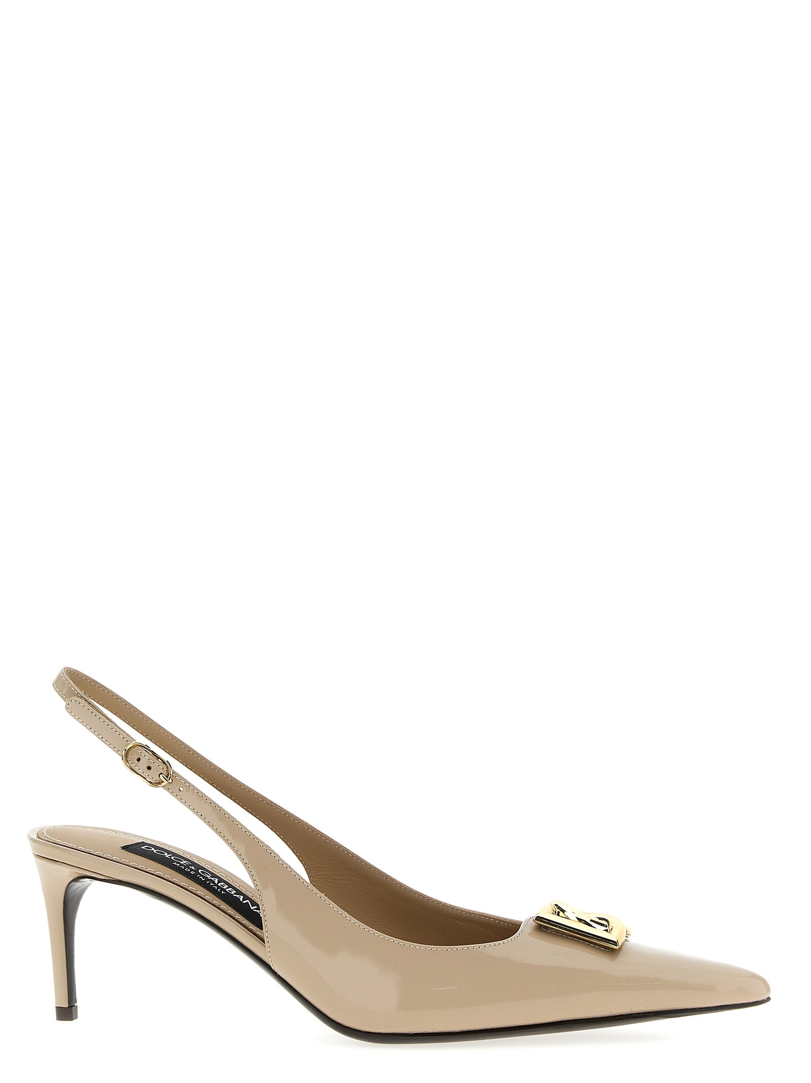 Dolce & Gabbana-Lollo Decollete Beige-Donna