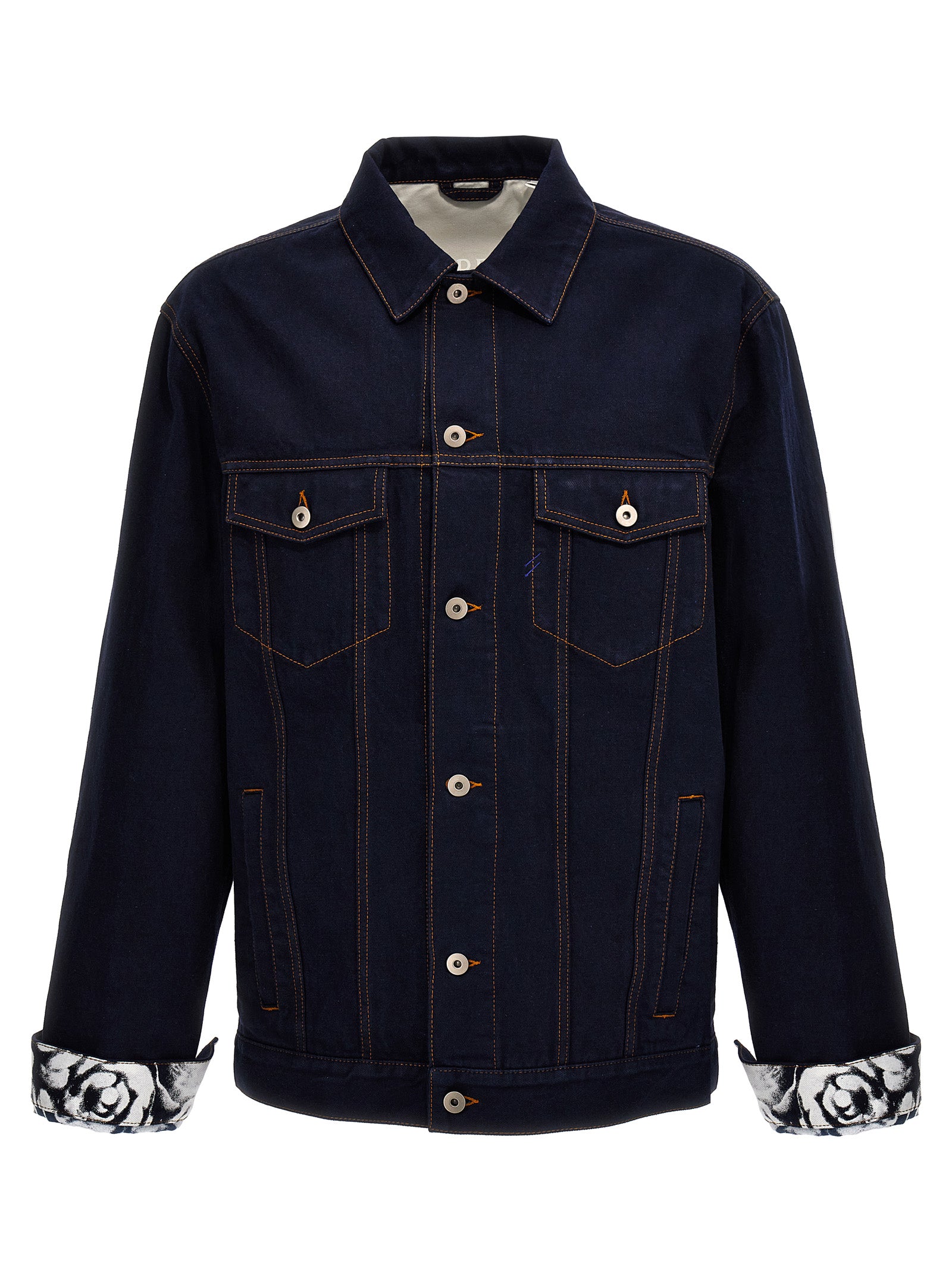 Burberry-Denim Jacket Giacche Blu-Uomo