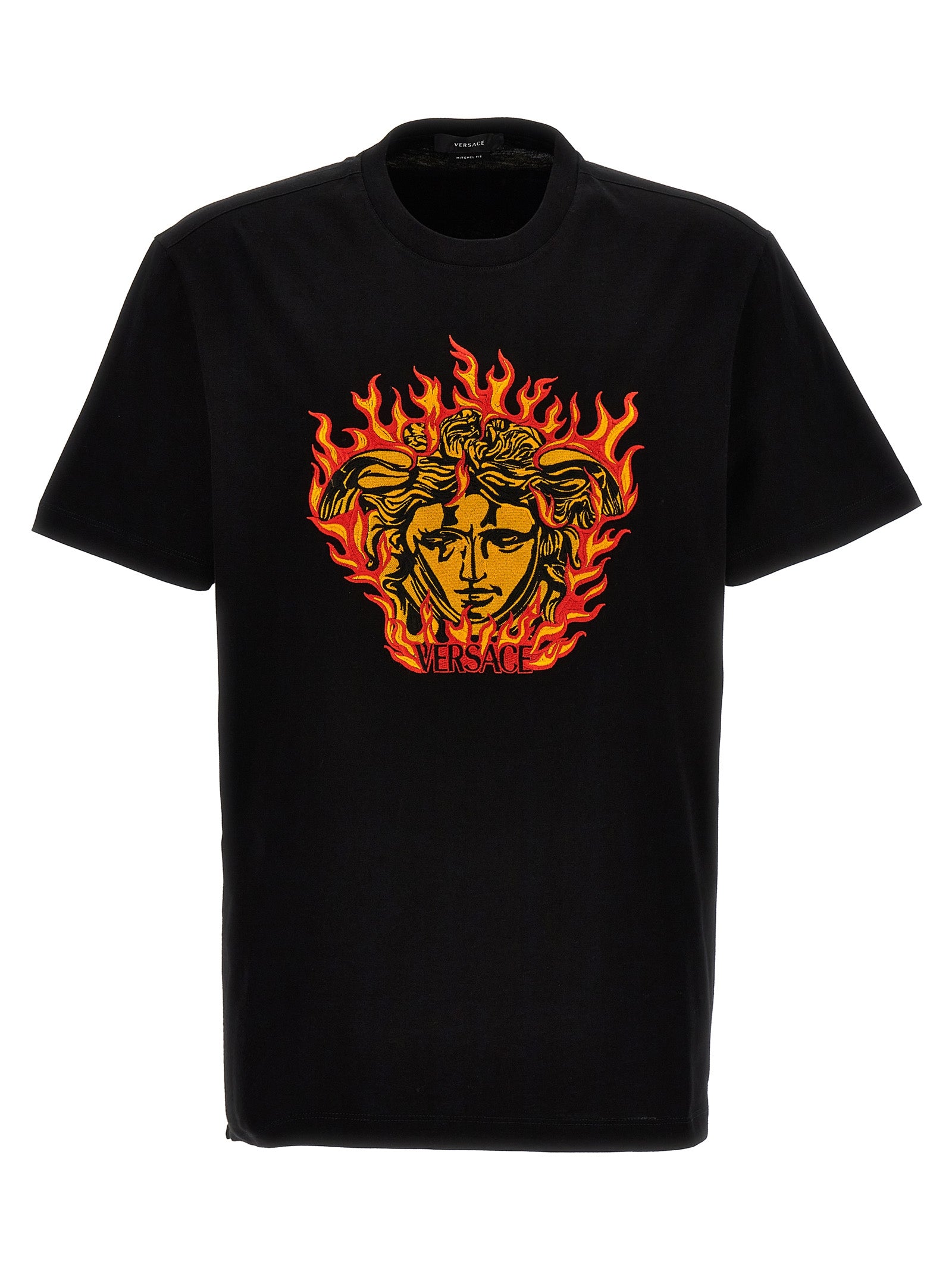 Versace-Medusa T-Shirt Black-Uomo-Nero