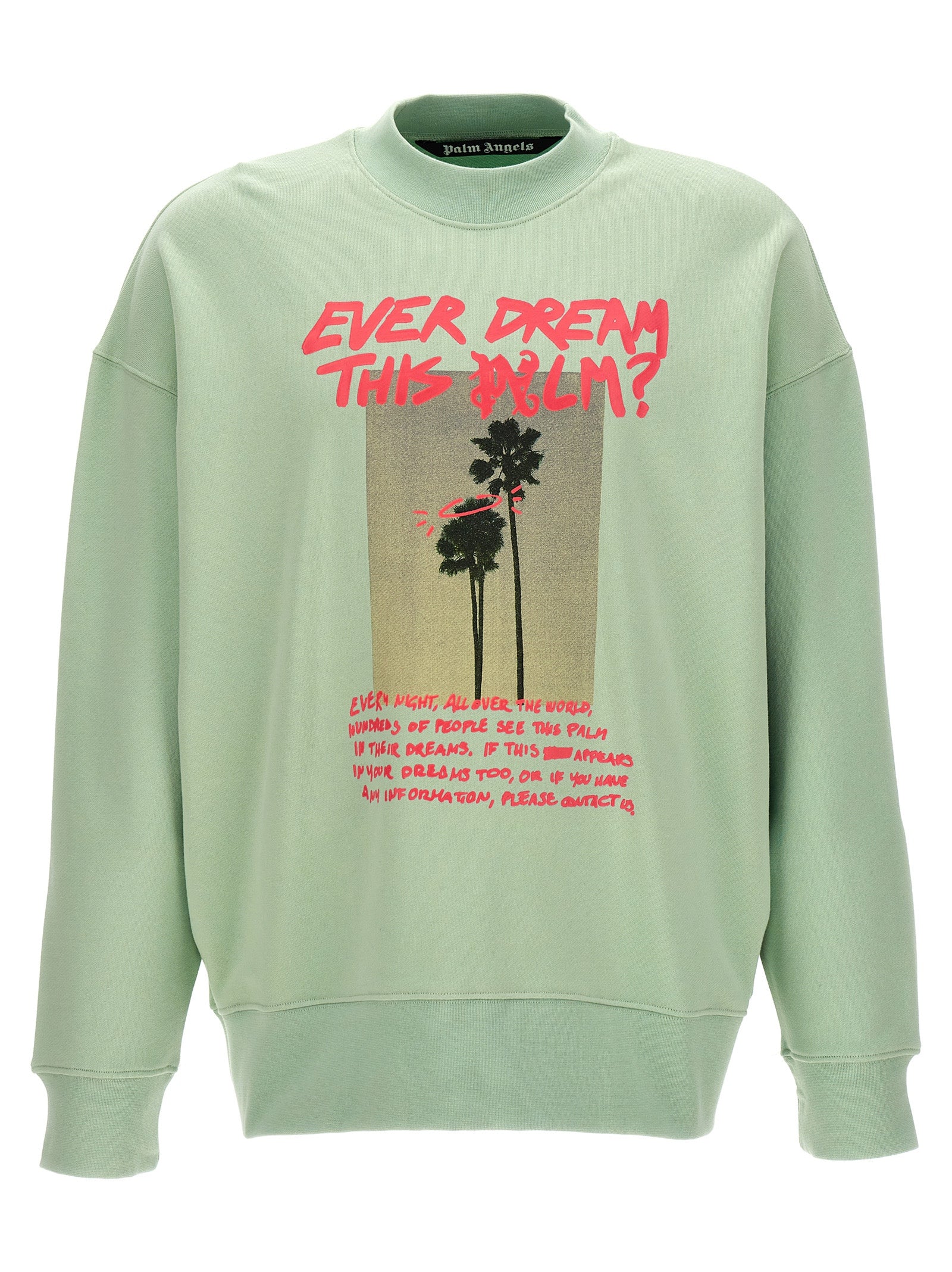 Palm Angels-Palm Dream Felpe Verde-Uomo