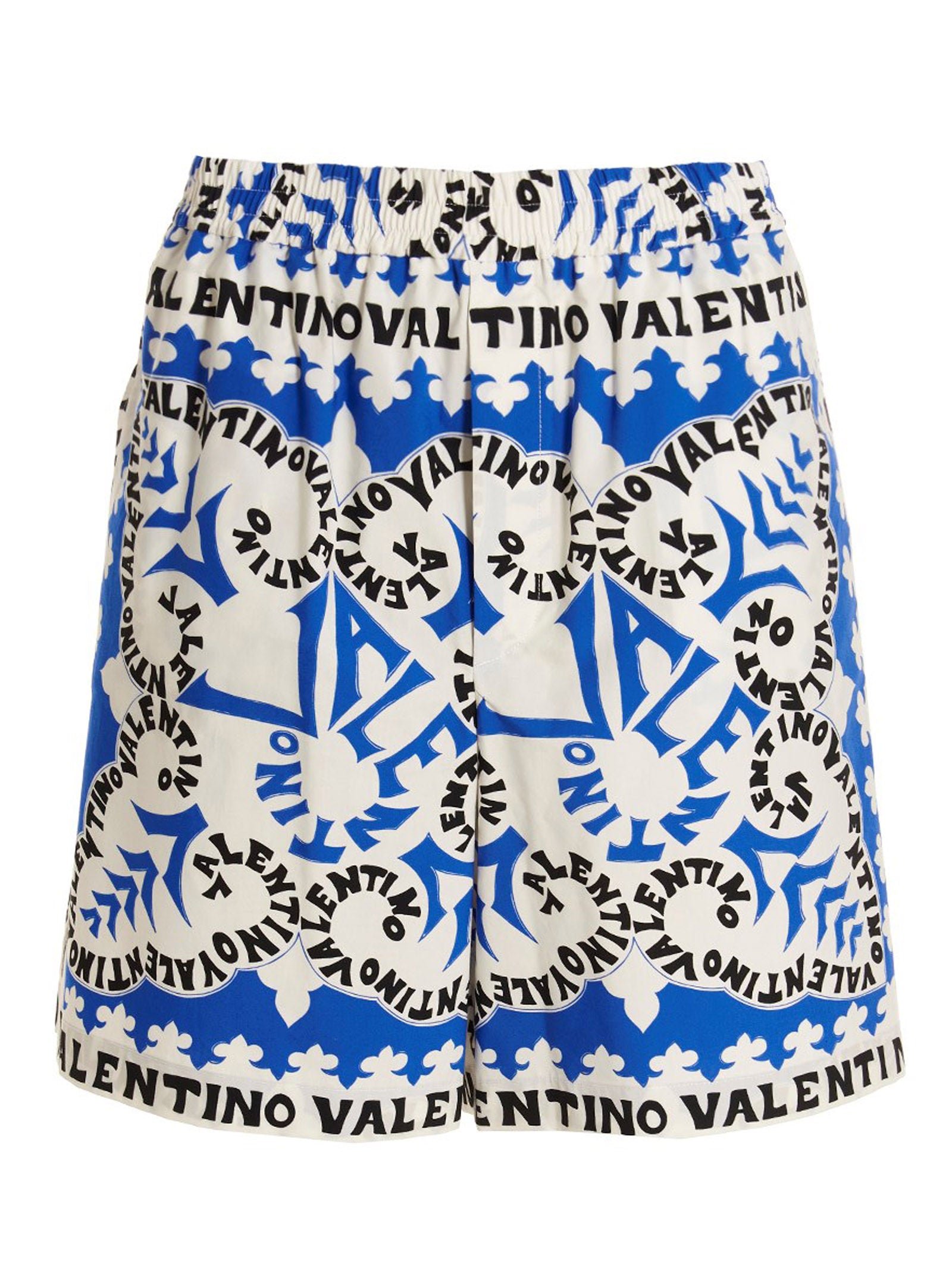 Valentino Garavani-Mini Bandana Bermuda, Short Multicolor-Uomo