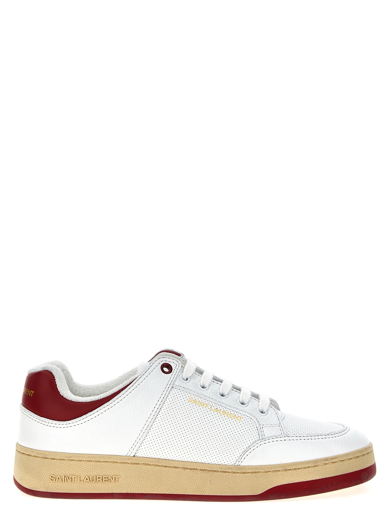 Saint Laurent-Sl/61 Sneakers Bianco-Uomo