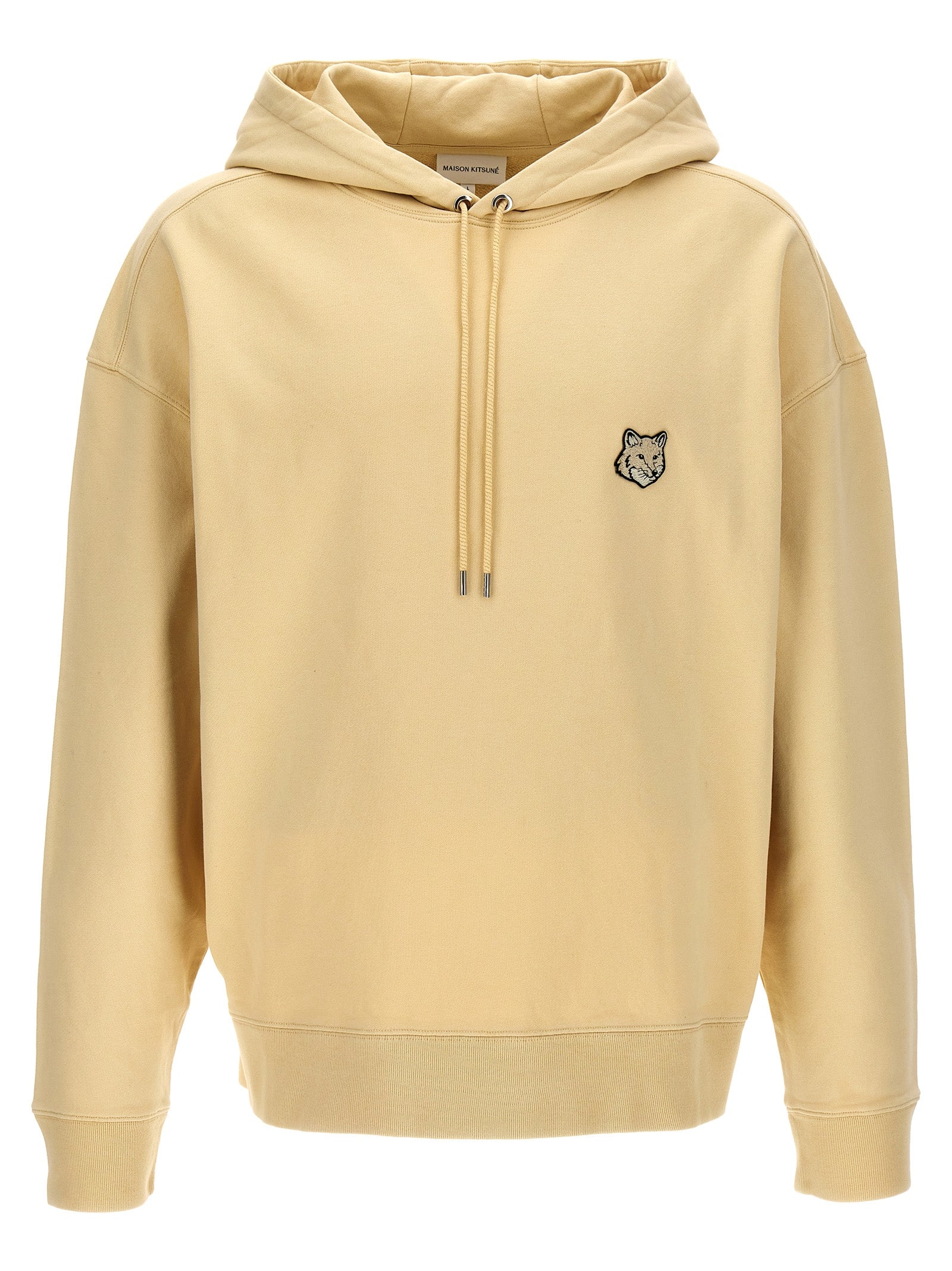 Maison Kitsune-Bold Fox Head Felpe Beige-Uomo