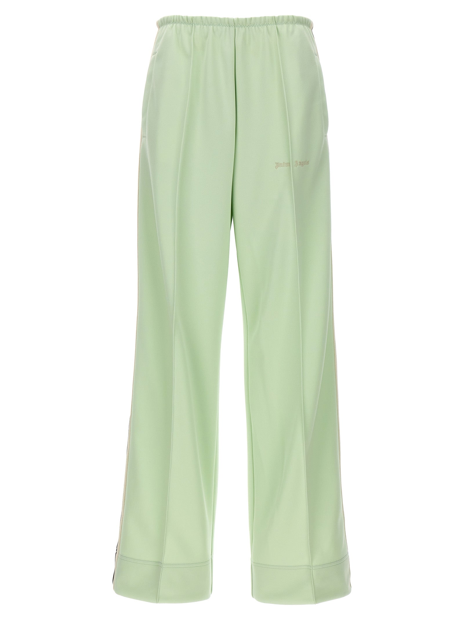 Palm Angels-Classic Logo Track Pantaloni Verde-Donna