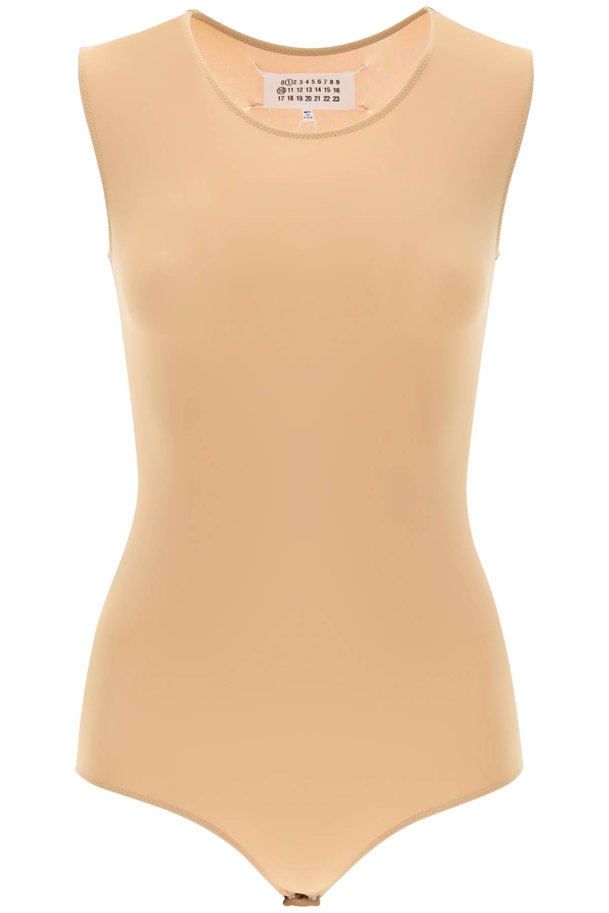 Maison Margiela-Body Smanicato In Lycra-Donna