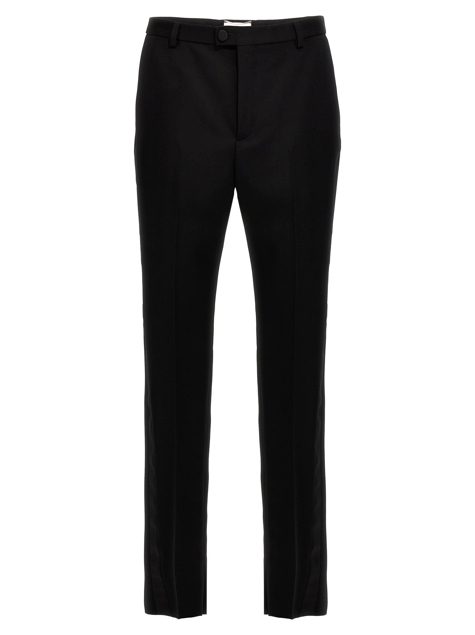 Saint Laurent-Tuxedo Pantaloni Nero-Uomo