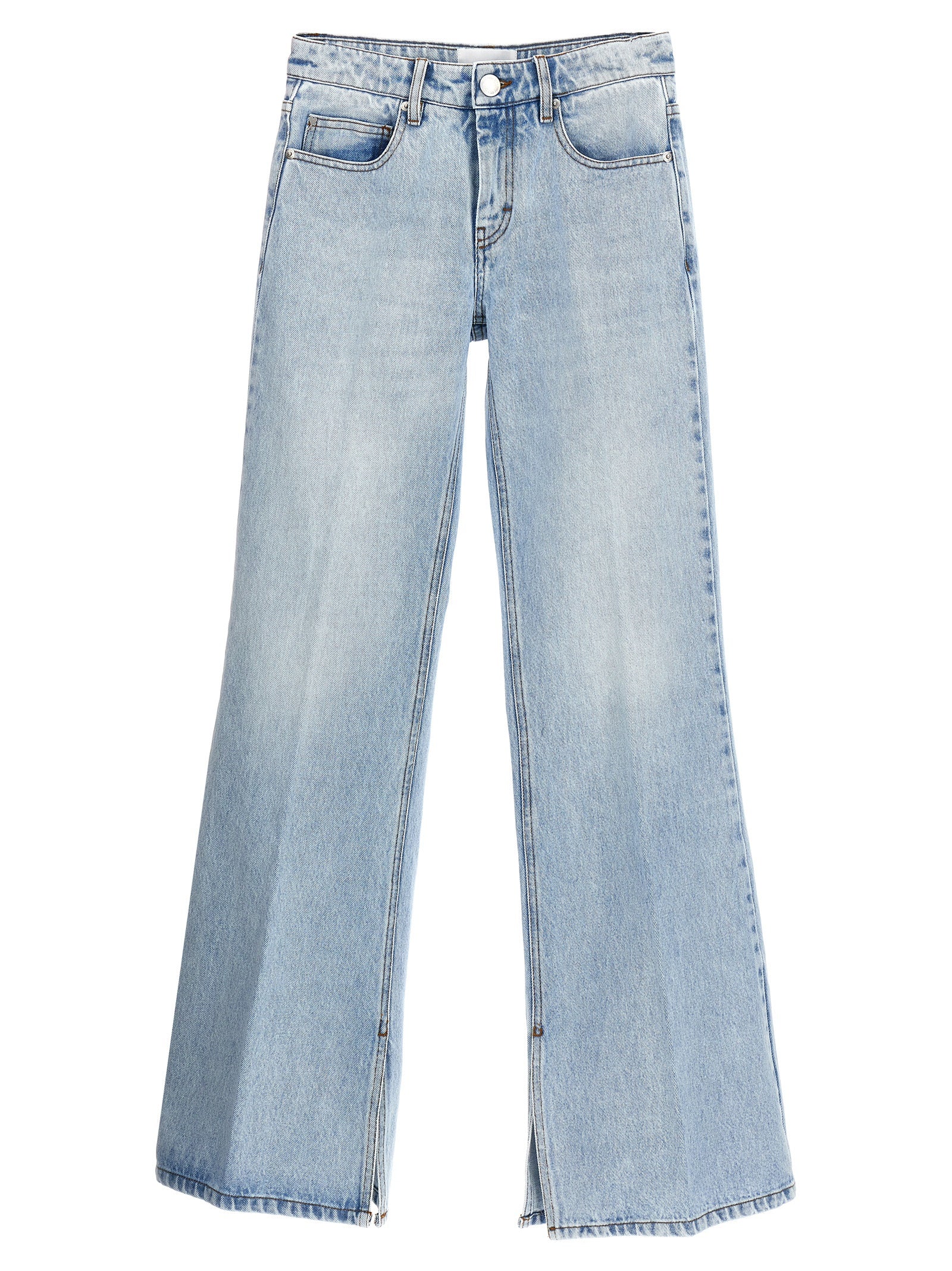 Ami Paris-Flared Jeans Celeste-Donna