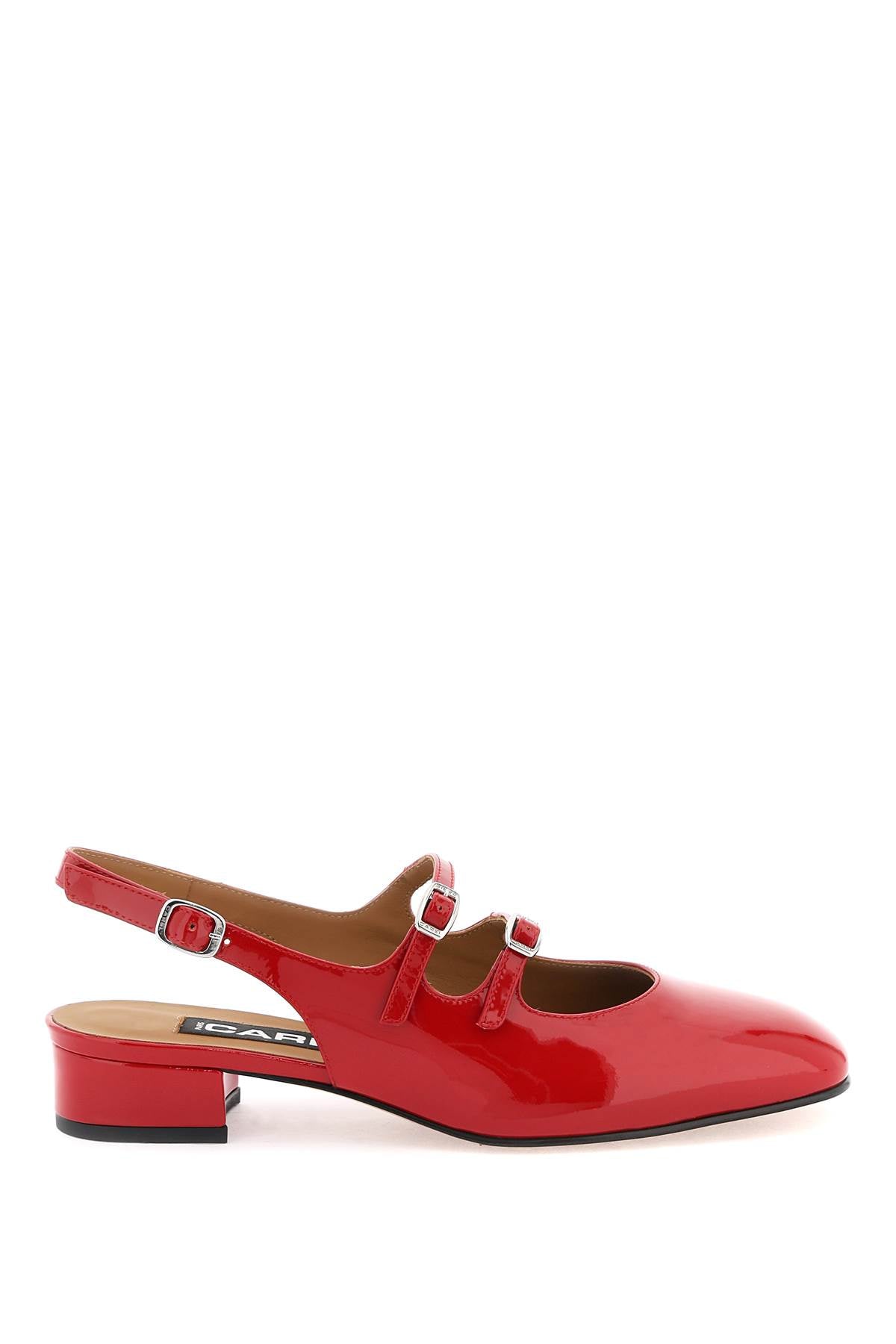 Carel-Mary Jane Slingback Pêche In Vernice-Donna