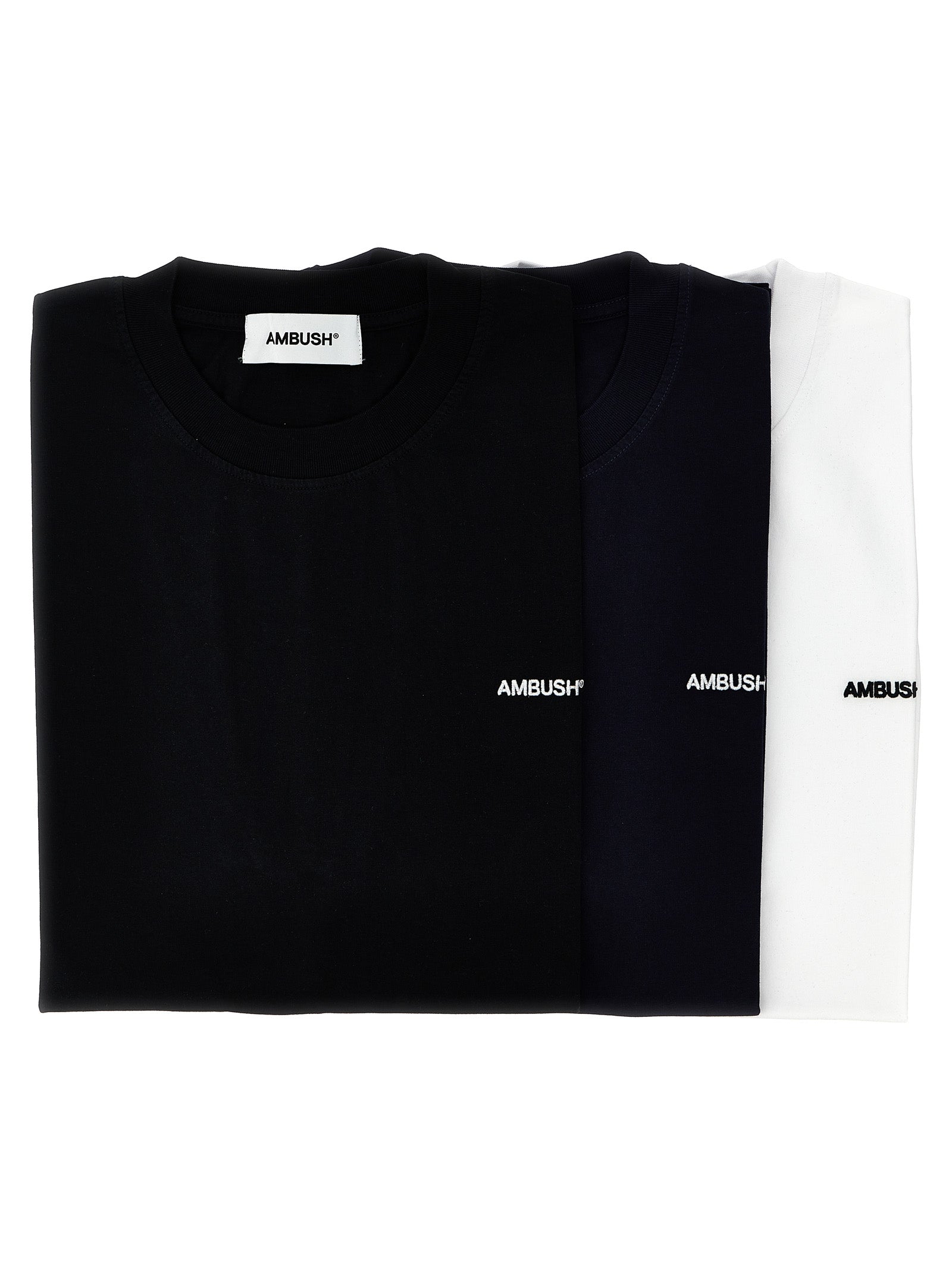 Ambush-3-Pack Logo Embroidery T Shirt Multicolor-Uomo