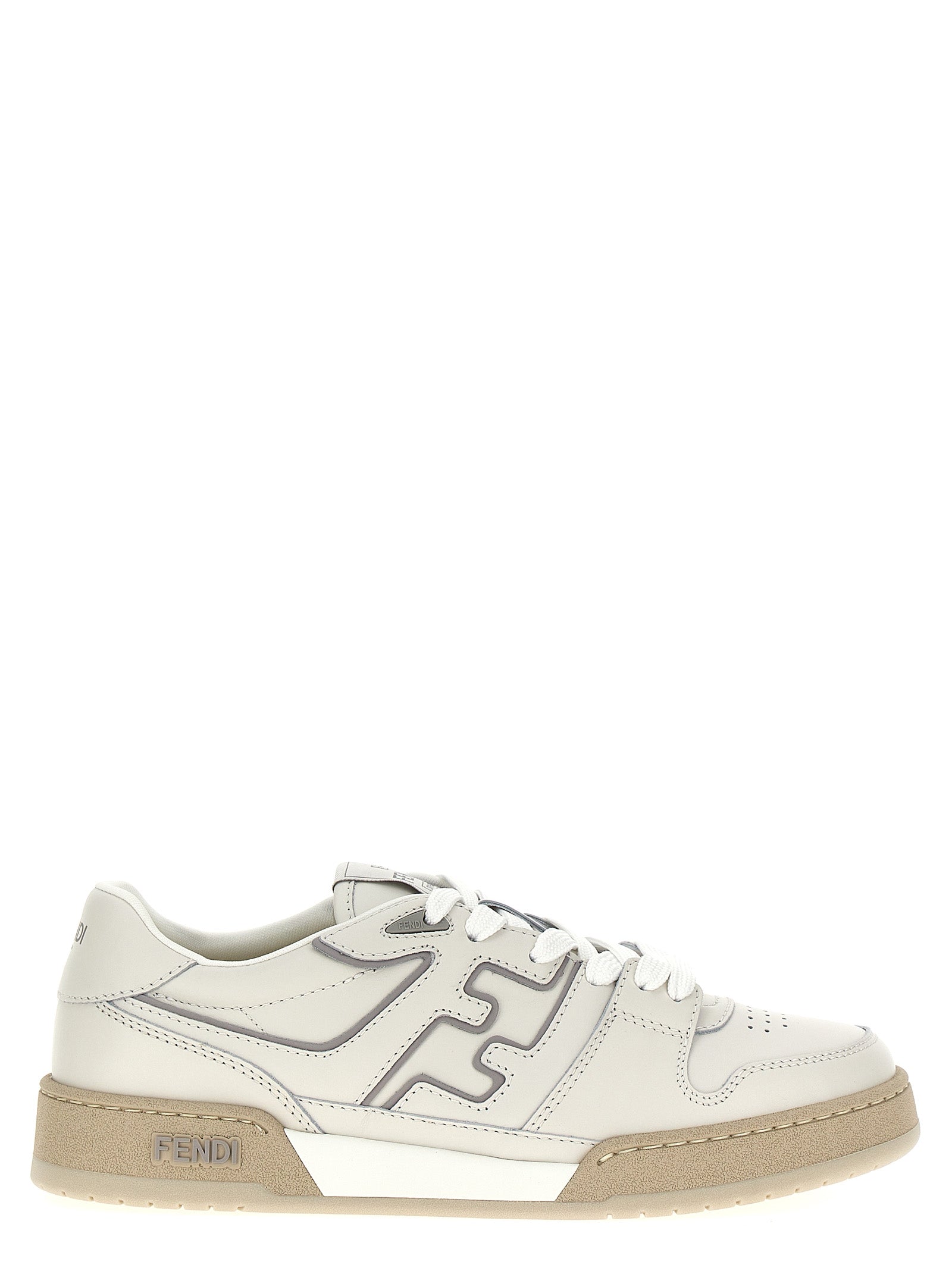 Fendi-Fendi Match Sneakers Bianco-Uomo