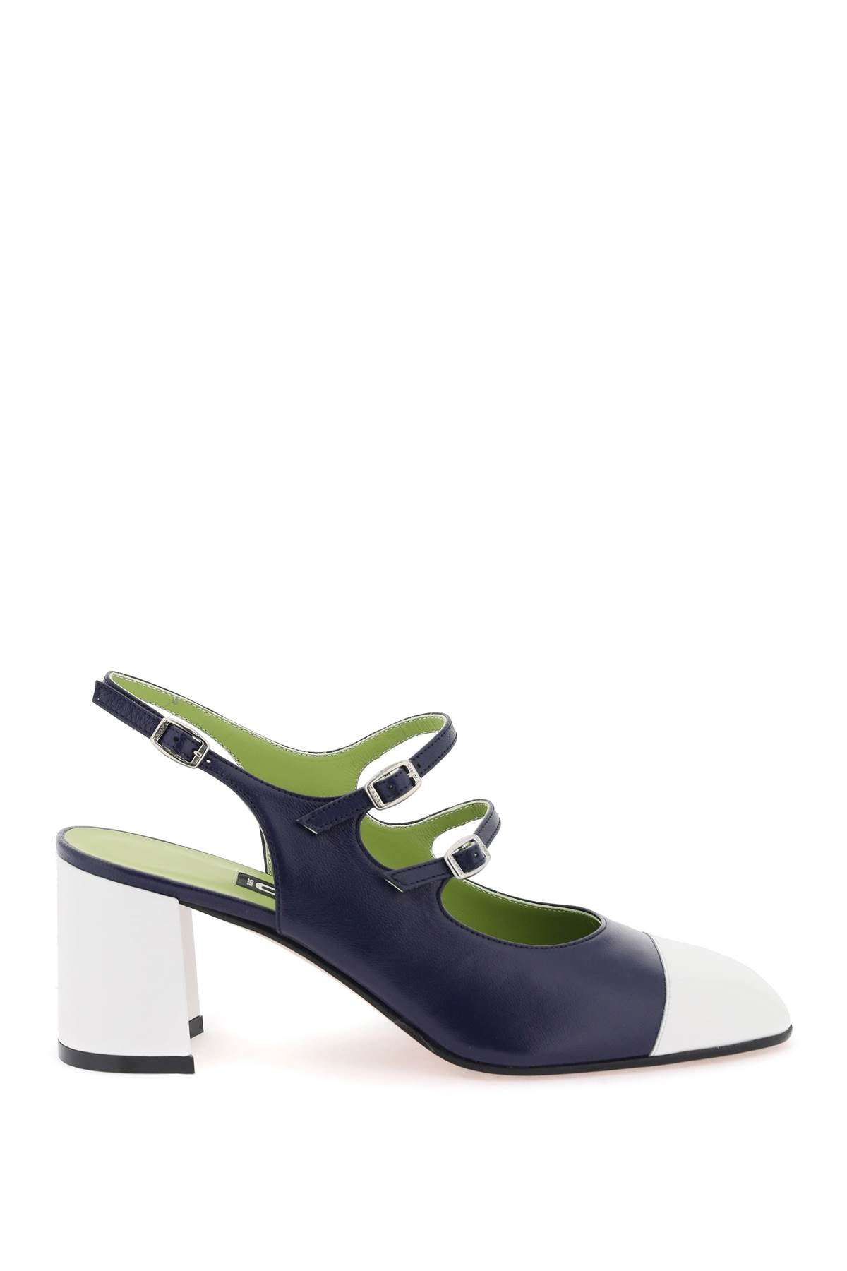 Carel-Mary Jane Slingback Papaya In Vernice-Donna