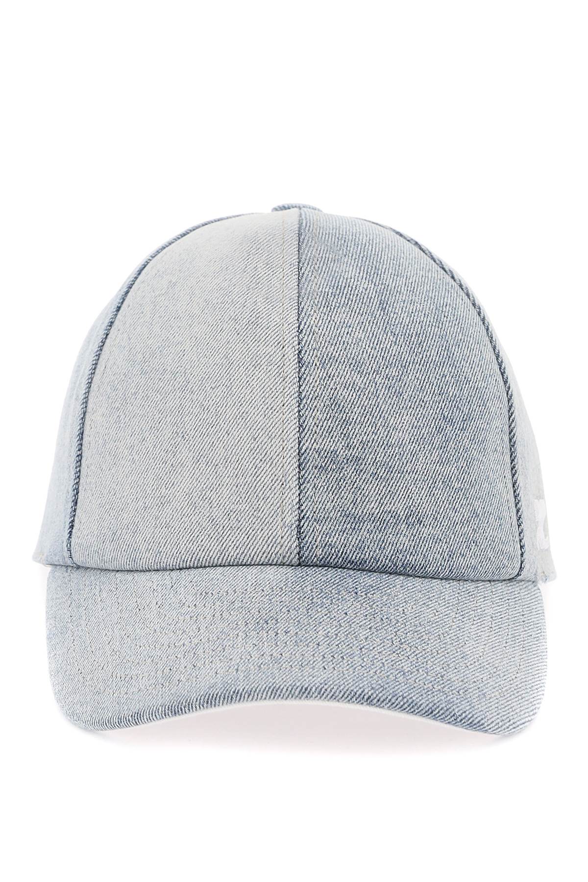 Courreges-Cappello Baseball In Denim-Donna