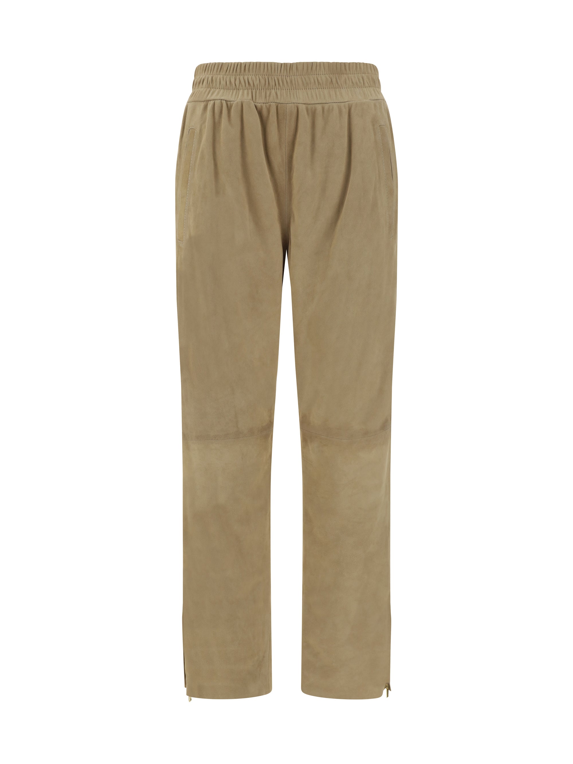 Golden Goose-Pantaloni in Pelle-Donna