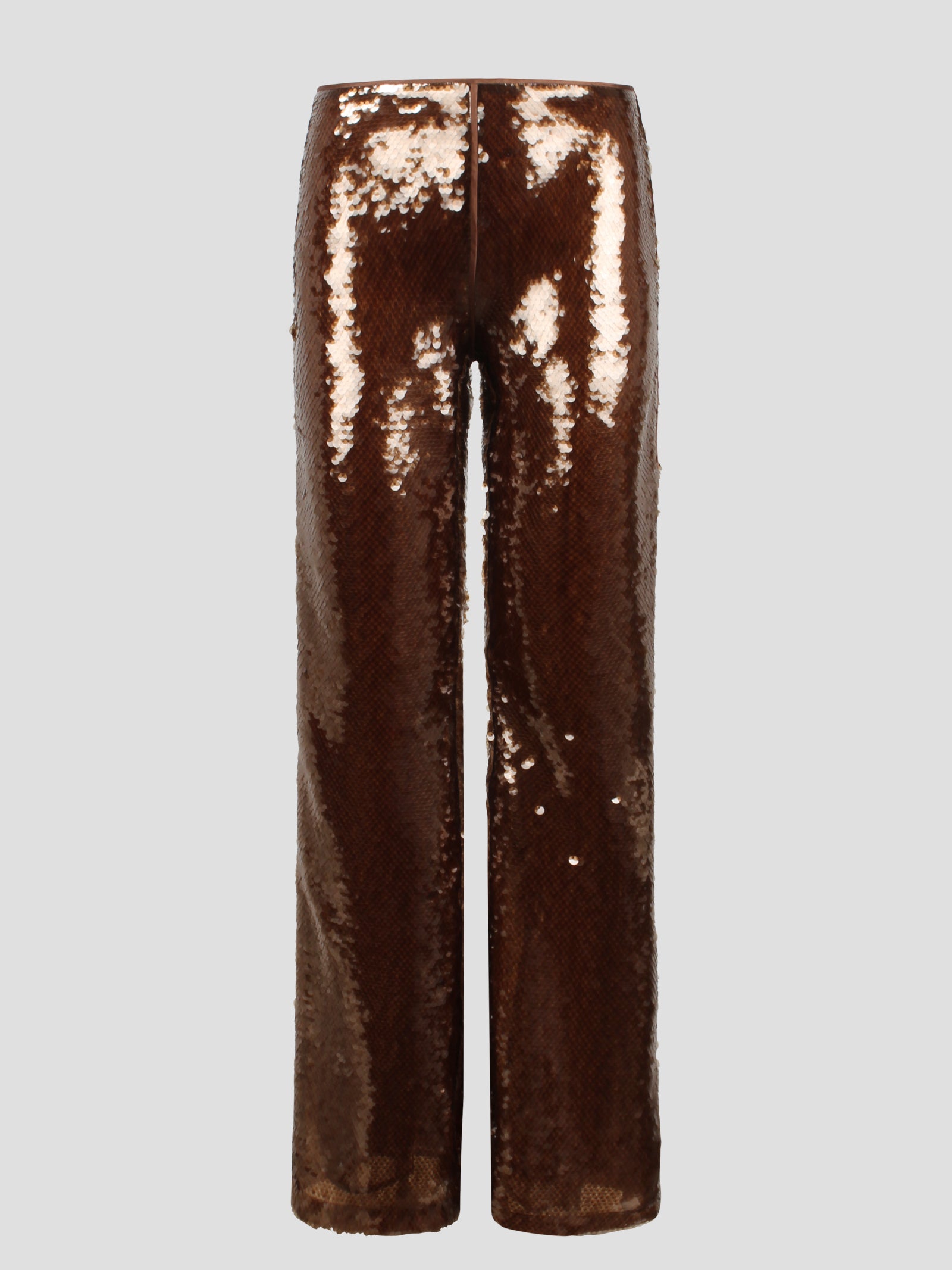 Alberta Ferretti-Sequins flared trousers-Donna