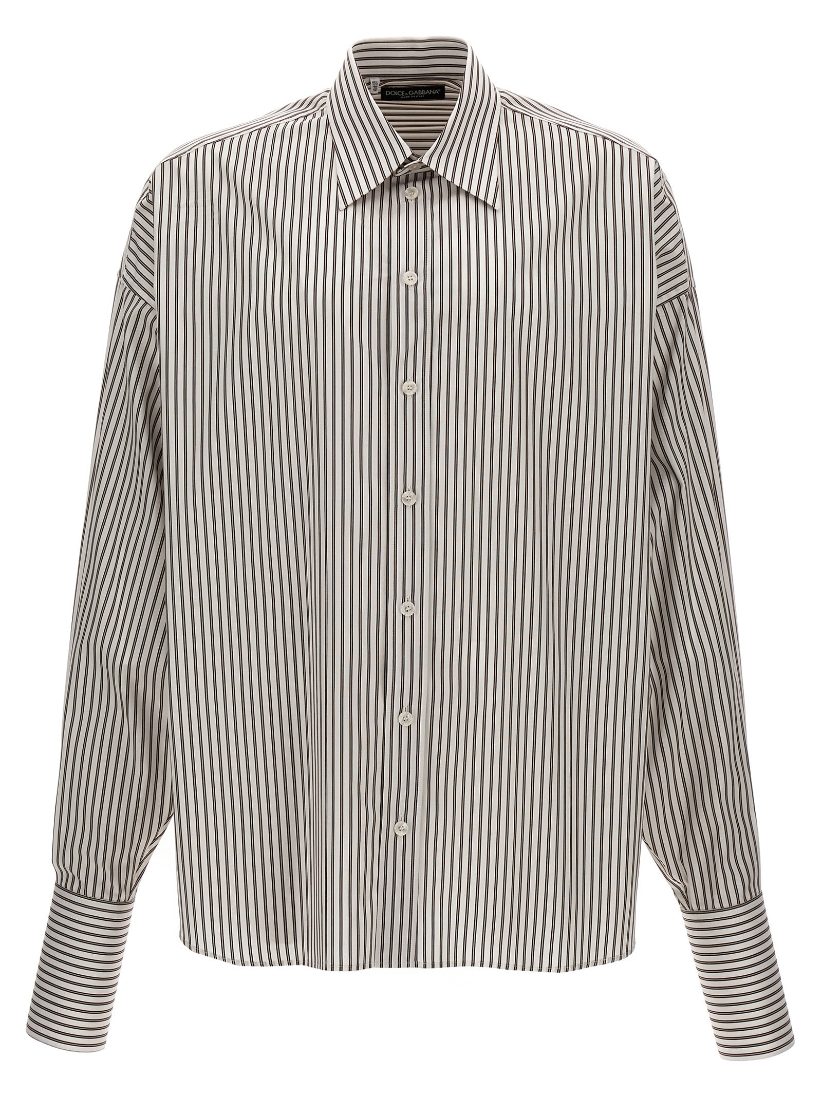 Dolce & Gabbana-Striped Shirt Camicie Multicolor-Uomo